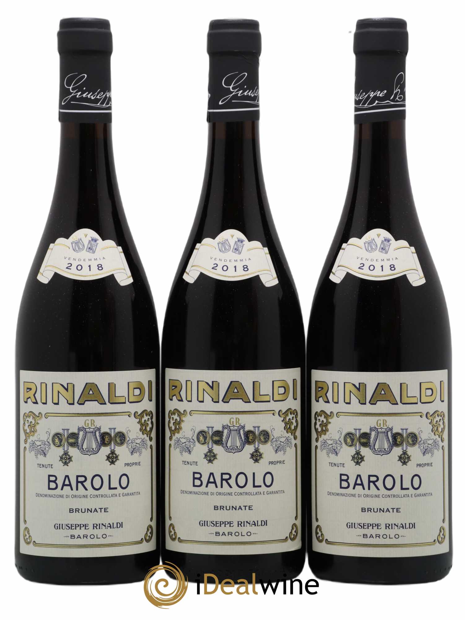 Barolo DOCG Brunate Giuseppe Rinaldi 2018 - Posten von 3 Flaschen - 0