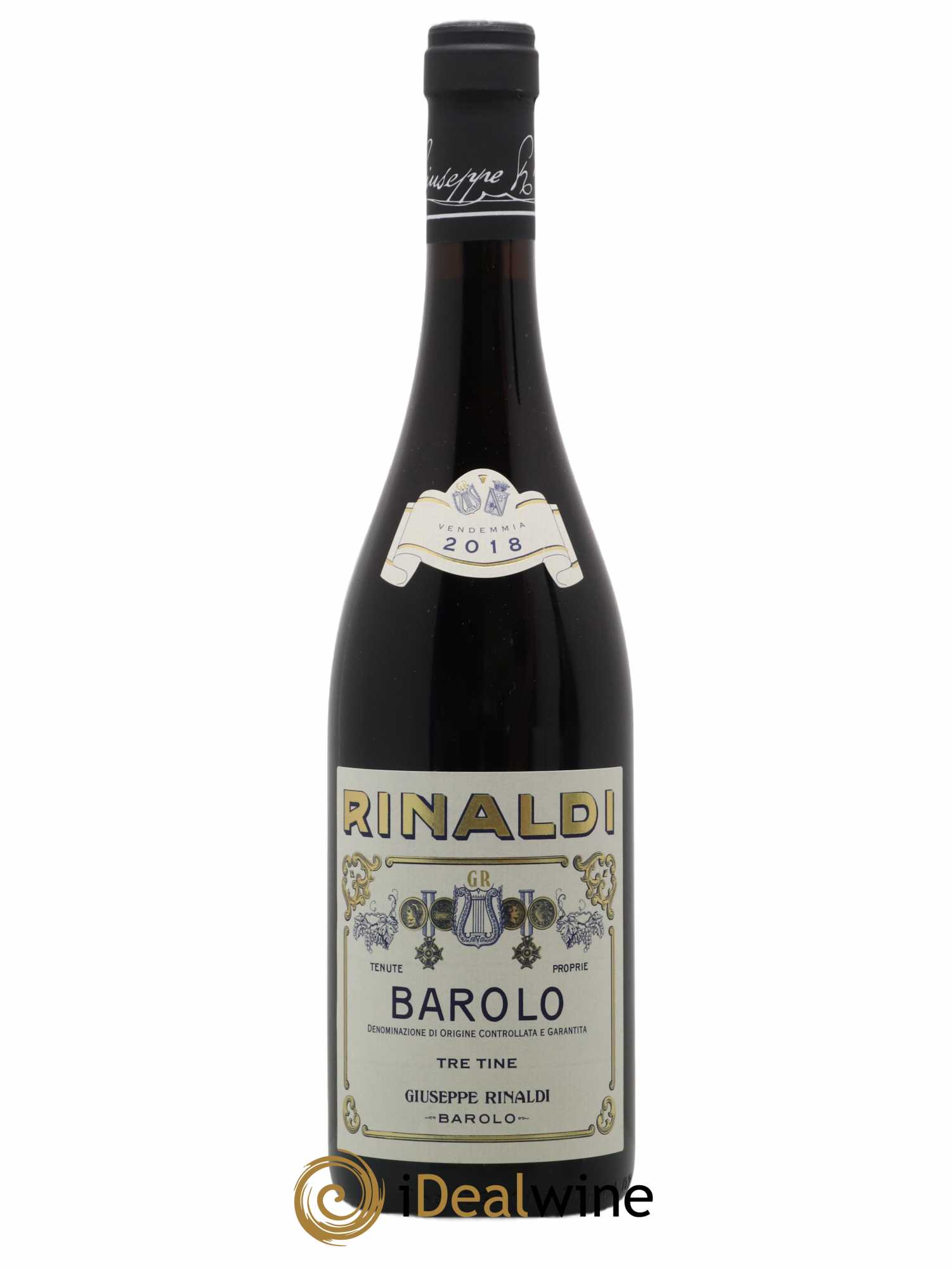 Barolo DOCG Tre Tine Giuseppe Rinaldi 2018 - Posten von 1 Flasche - 0