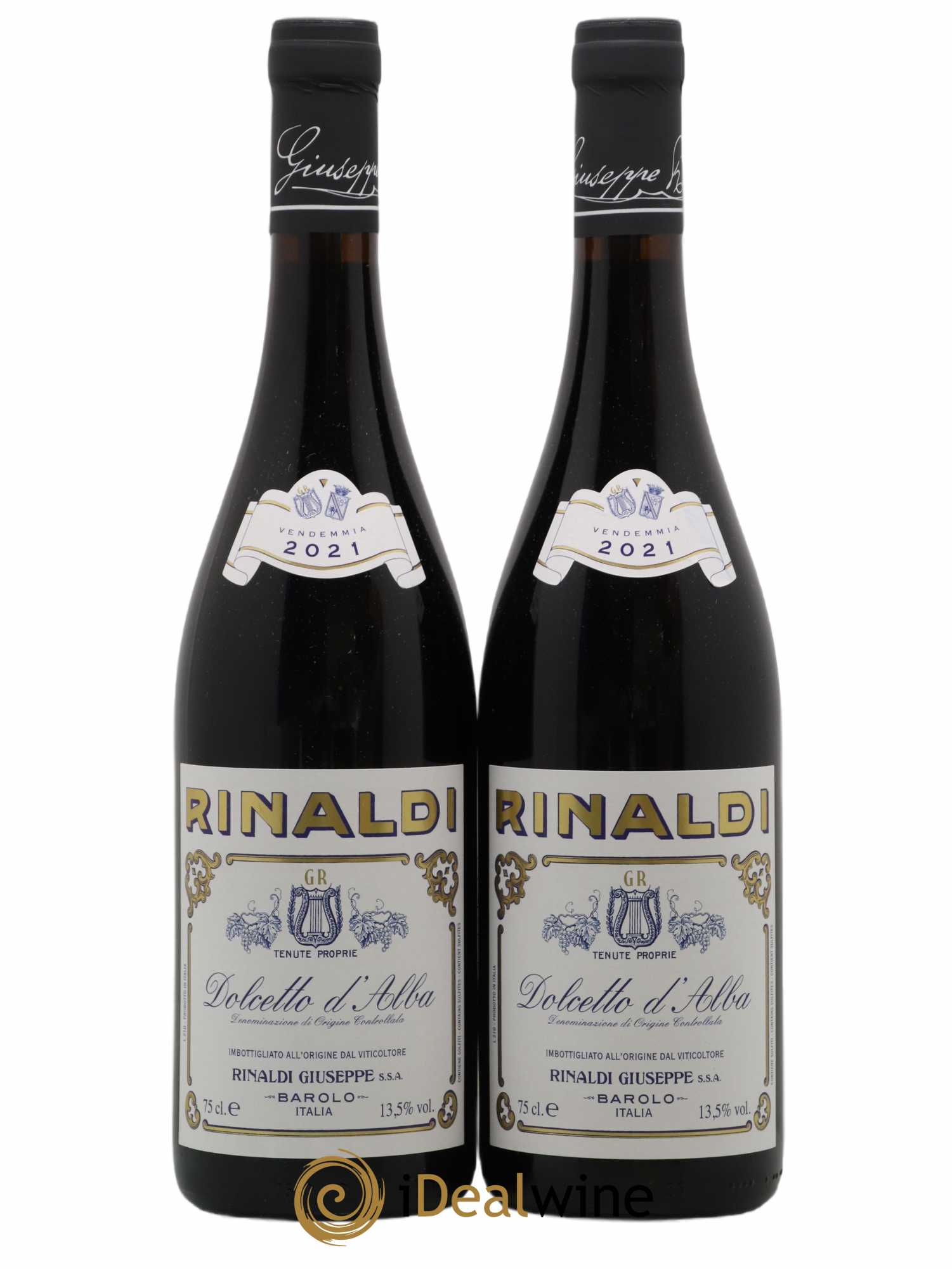 Dolcetto d'Alba DOC Giuseppe Rinaldi 2021 - Lot de 2 bouteilles - 0