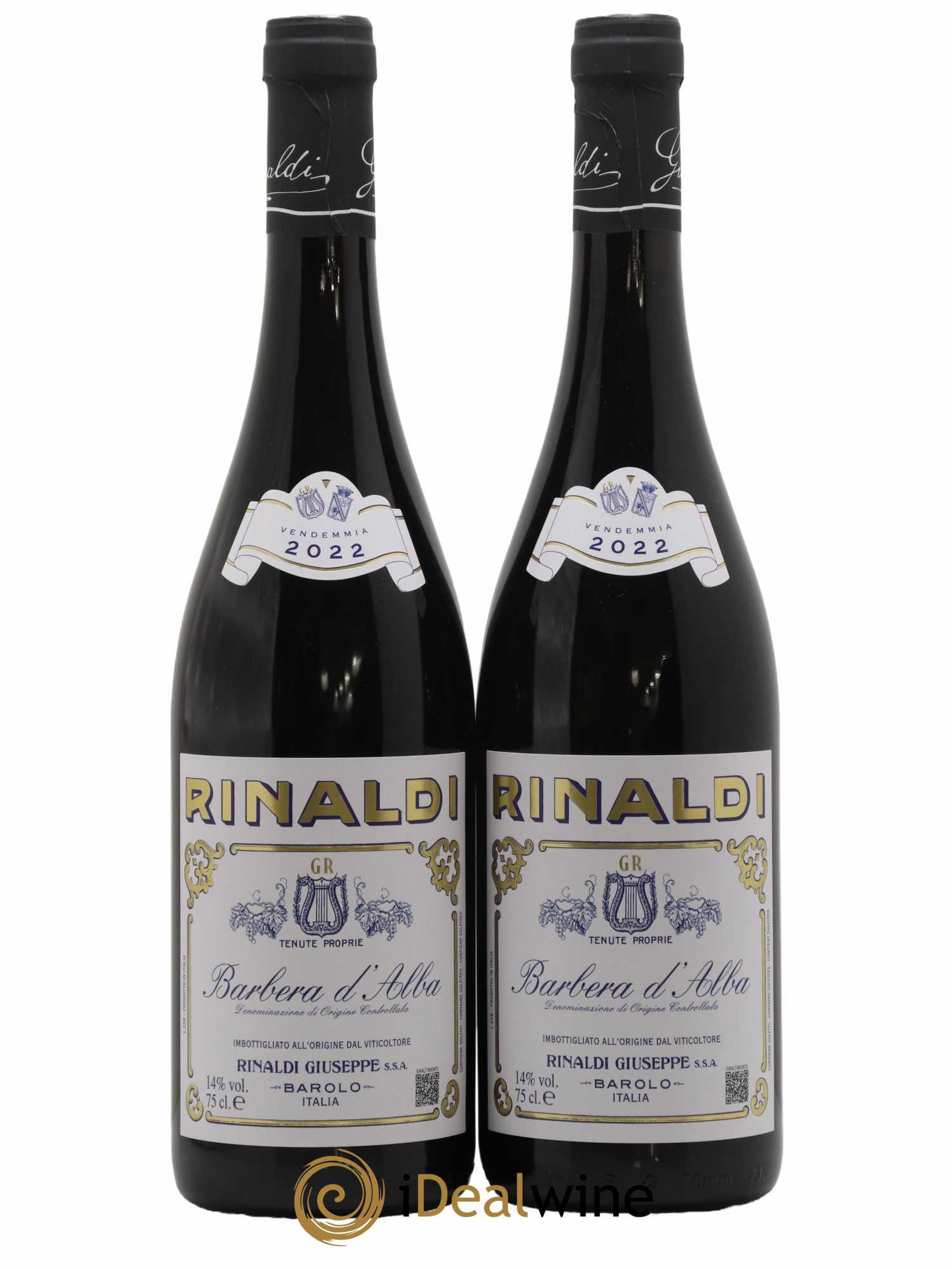 Barbera d'Alba Giuseppe Rinaldi 2022 - Lotto di 2 bottiglie - 0