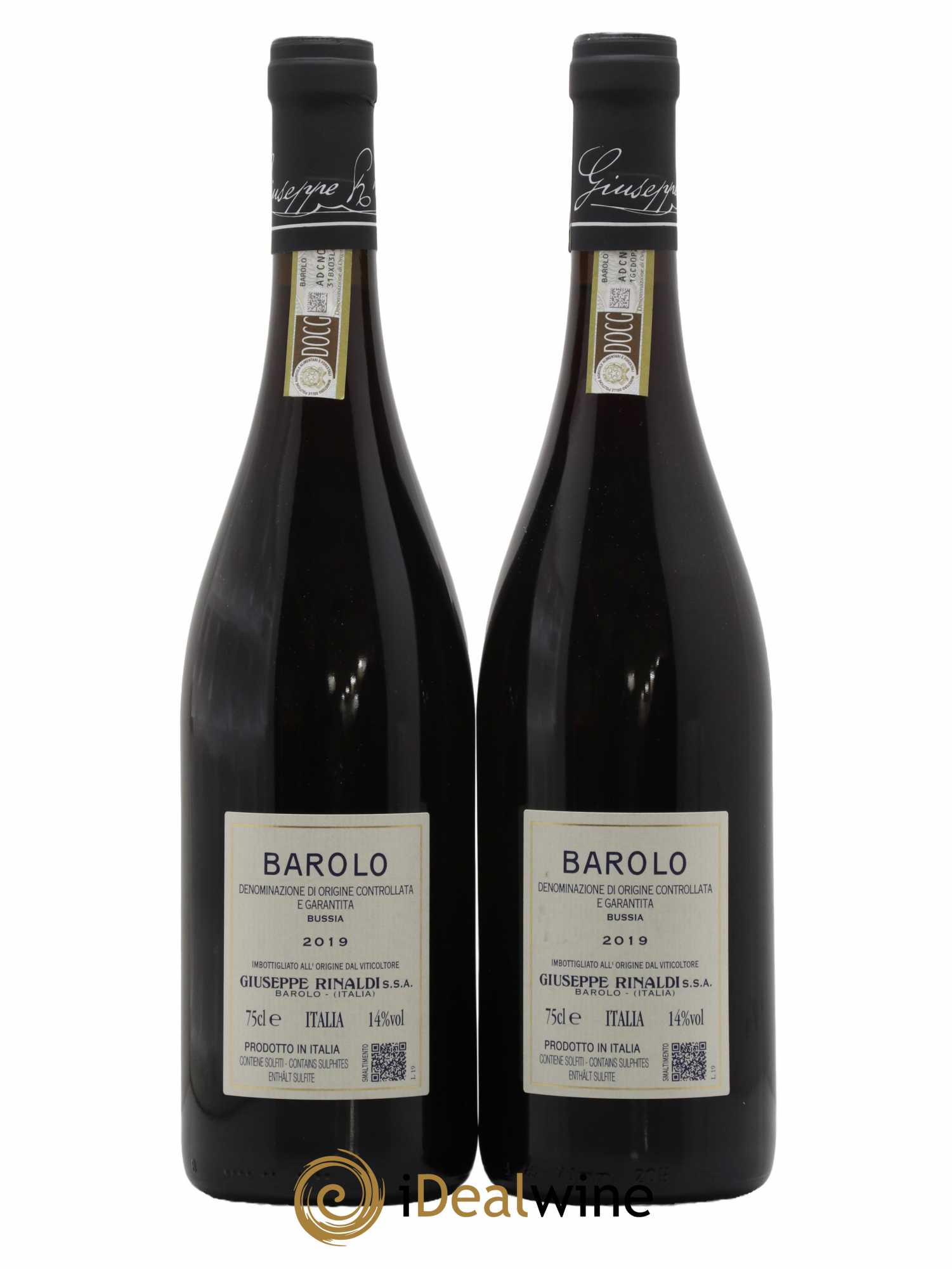 Barolo DOCG Bussia Giuseppe Rinaldi 2019 - Posten von 2 Flaschen - 1