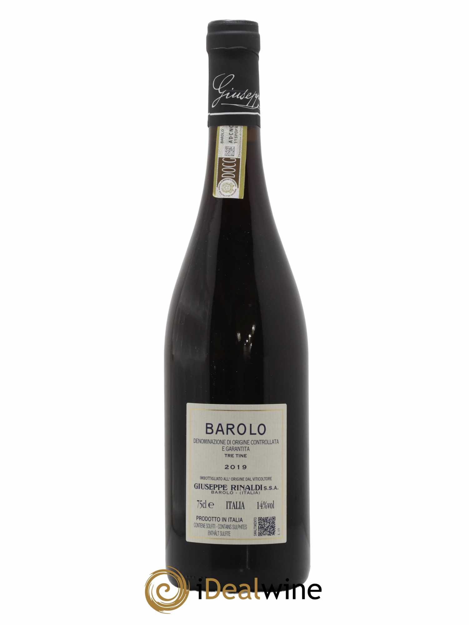 Barolo DOCG Tre Tine Giuseppe Rinaldi 2019 - Posten von 1 Flasche - 1