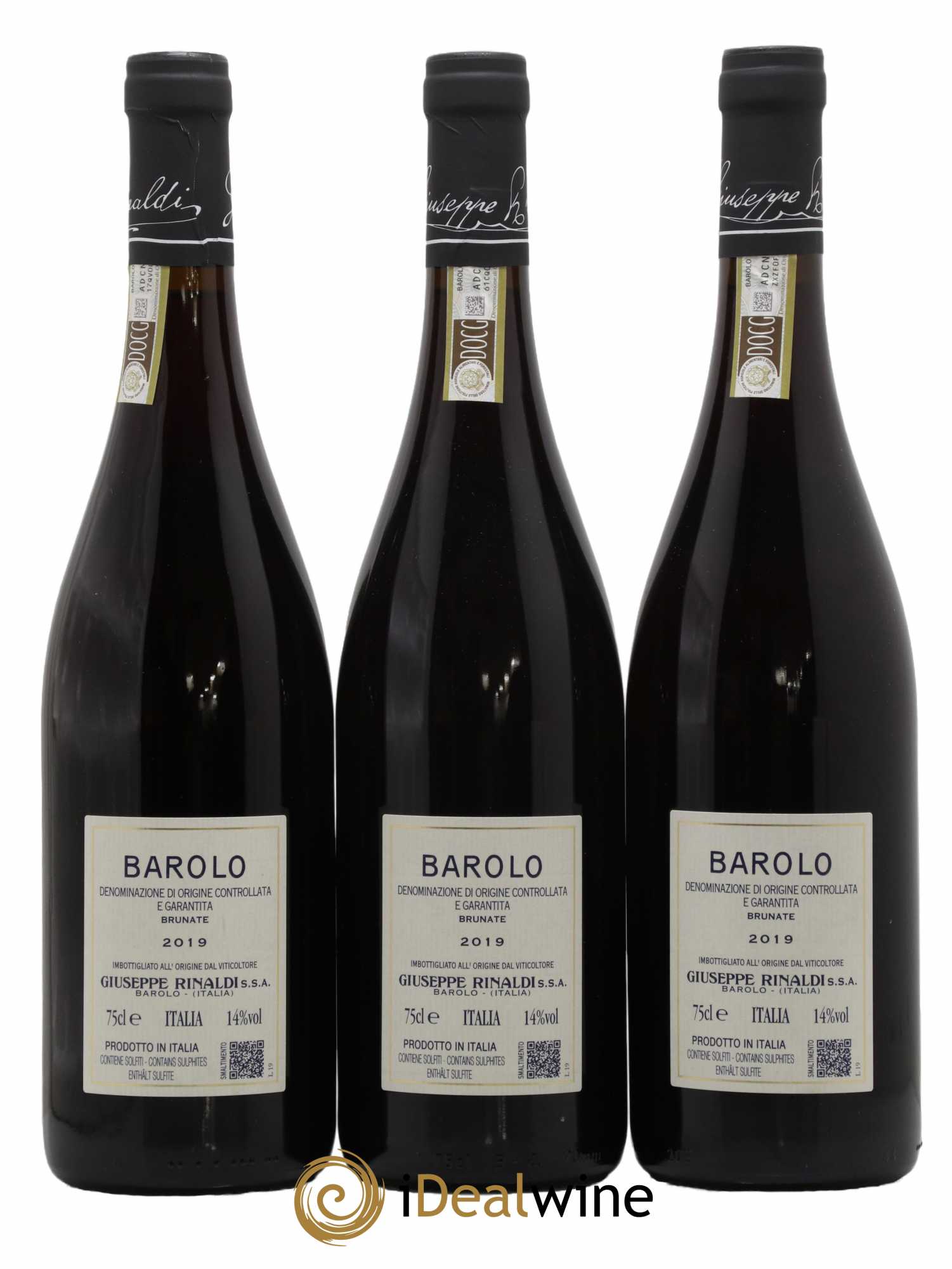 Barolo DOCG Brunate Giuseppe Rinaldi 2019 - Posten von 3 Flaschen - 1