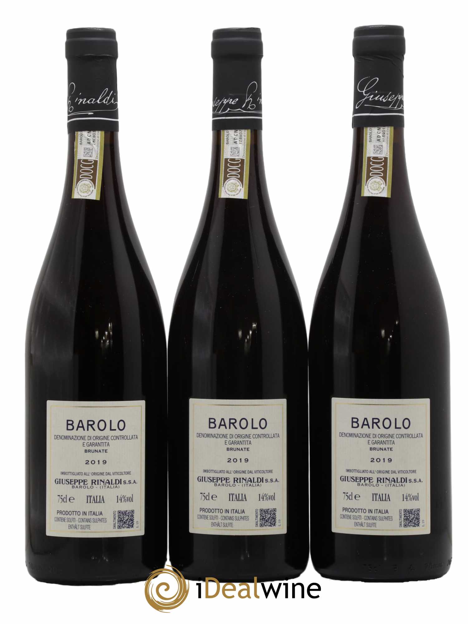 Barolo DOCG Brunate Giuseppe Rinaldi 2019 - Posten von 3 Flaschen - 1
