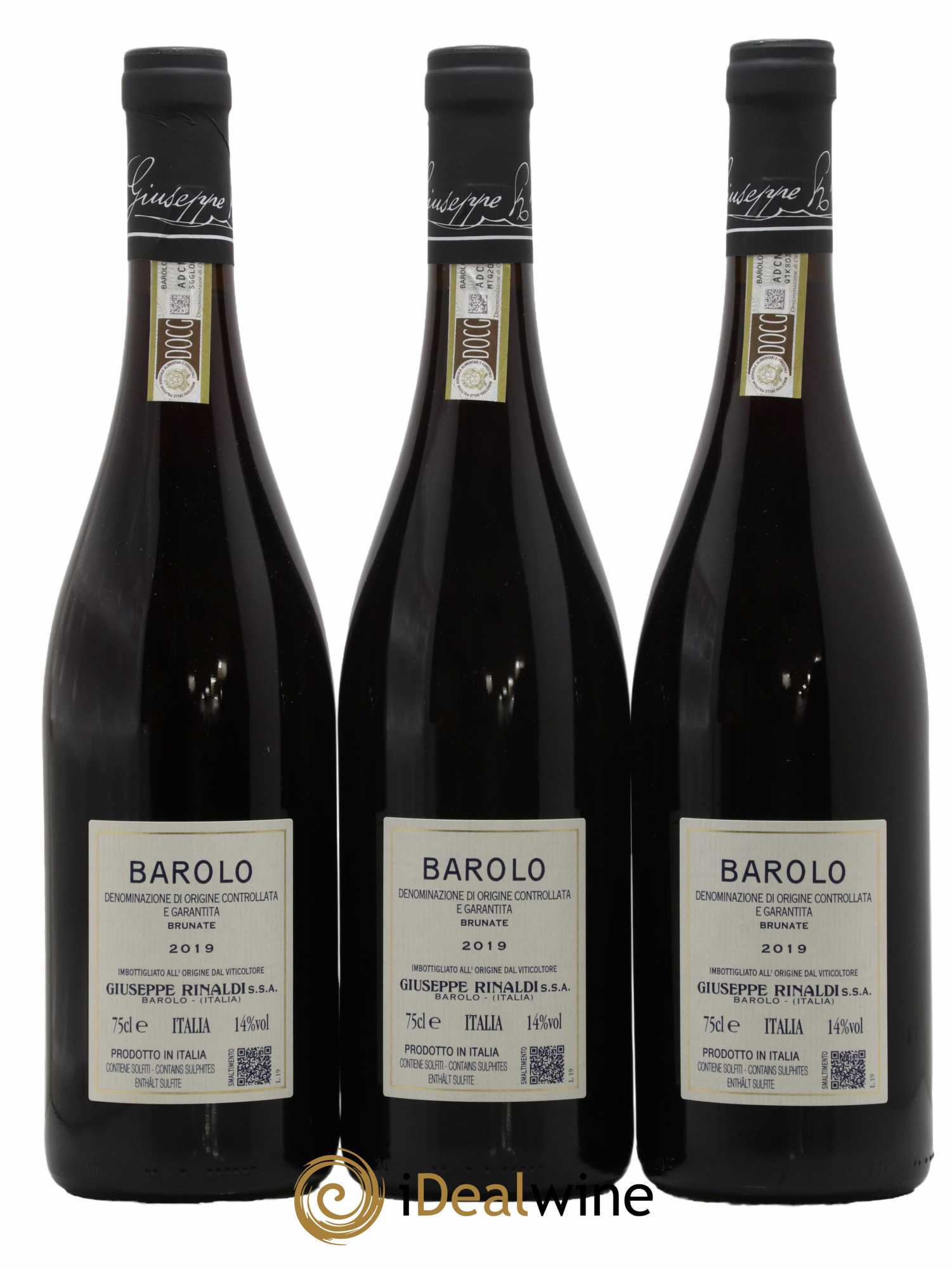 Barolo DOCG Brunate Giuseppe Rinaldi 2019 - Posten von 3 Flaschen - 1