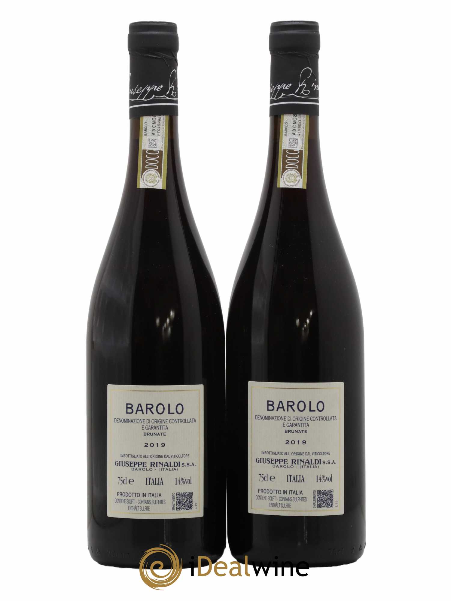 Barolo DOCG Brunate Giuseppe Rinaldi 2019 - Posten von 2 Flaschen - 1