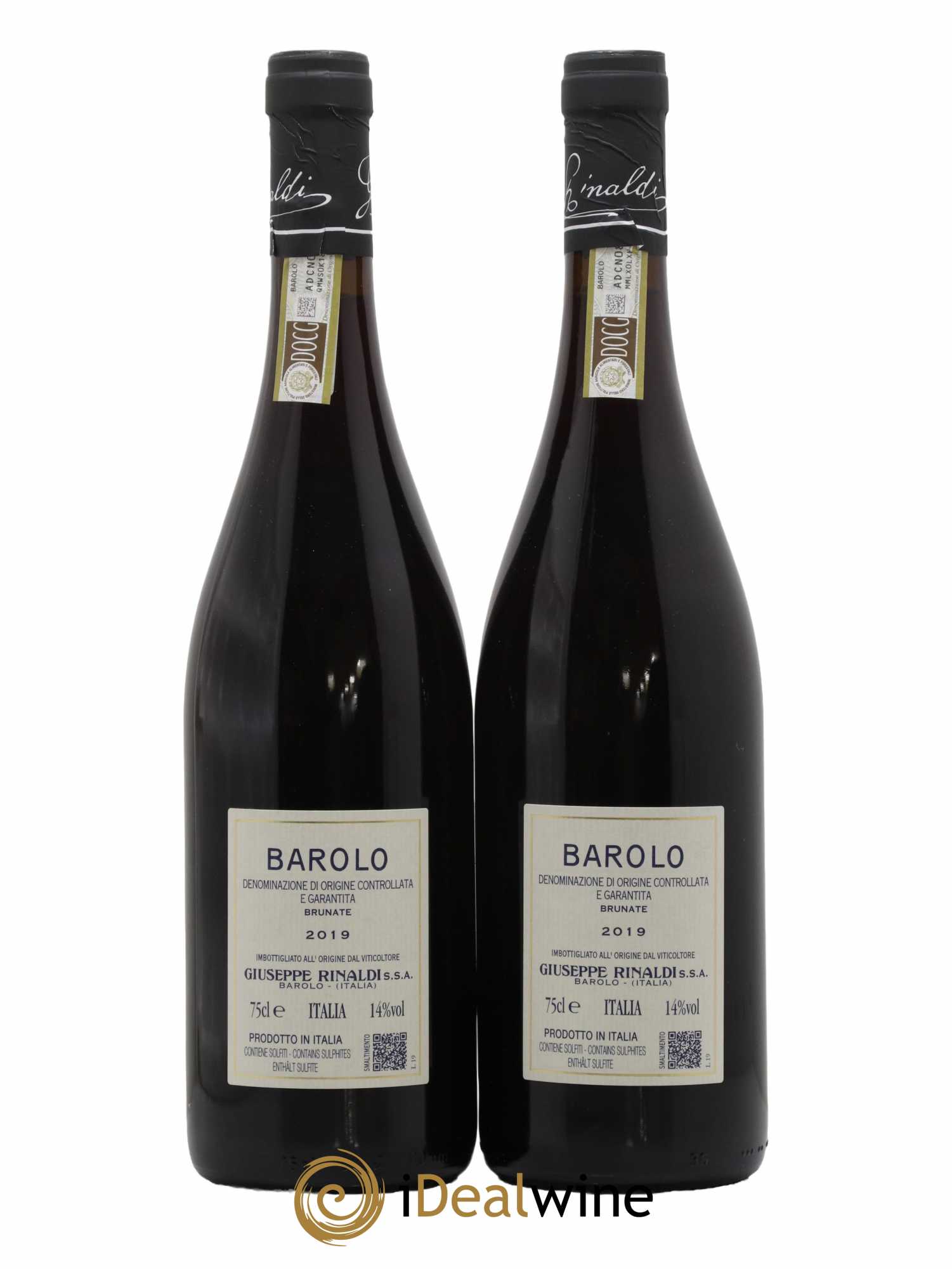 Barolo DOCG Brunate Giuseppe Rinaldi 2019 - Posten von 2 Flaschen - 1