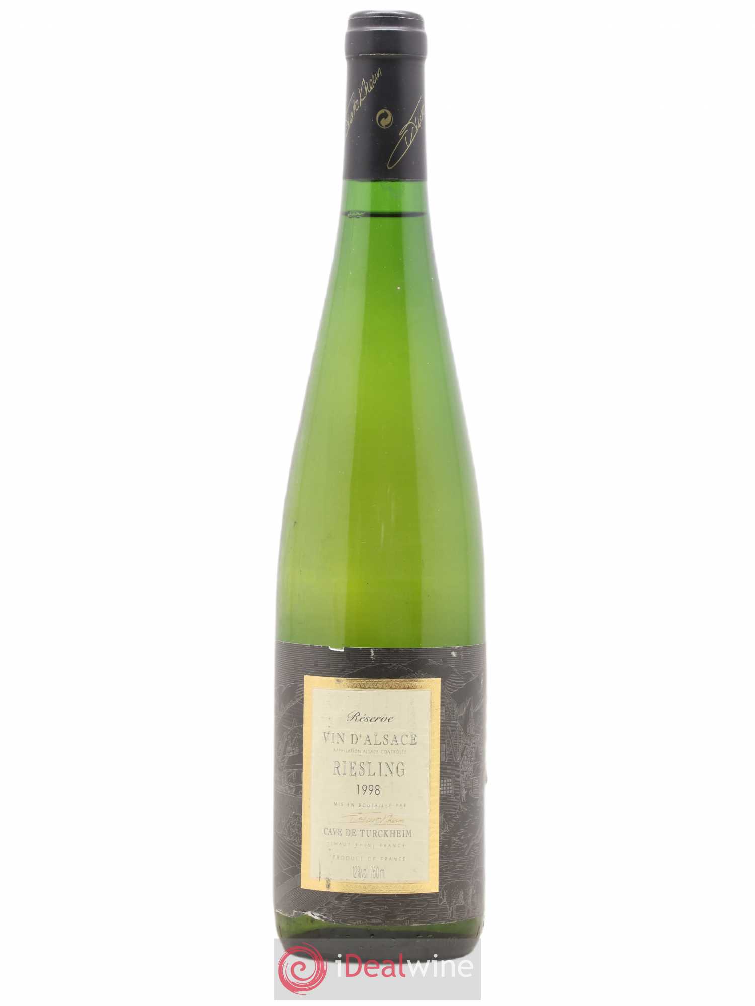 Alsace Riesling Réserve Cave De Turckheim 1998 - Posten von 1 Flasche - 0