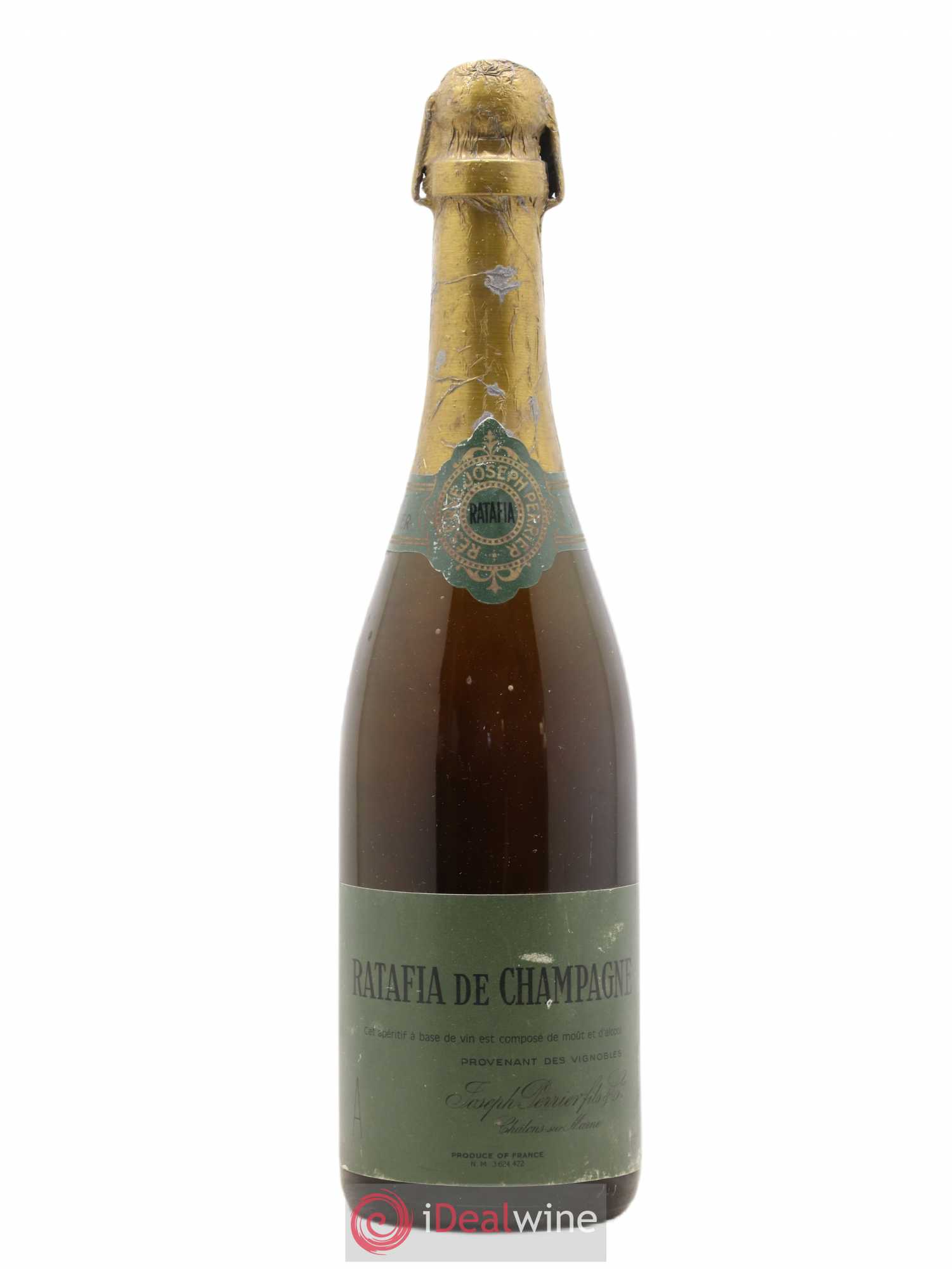 Ratafia Champagne Joseph Perrier Et Fils - Posten von 1 Flasche - 0