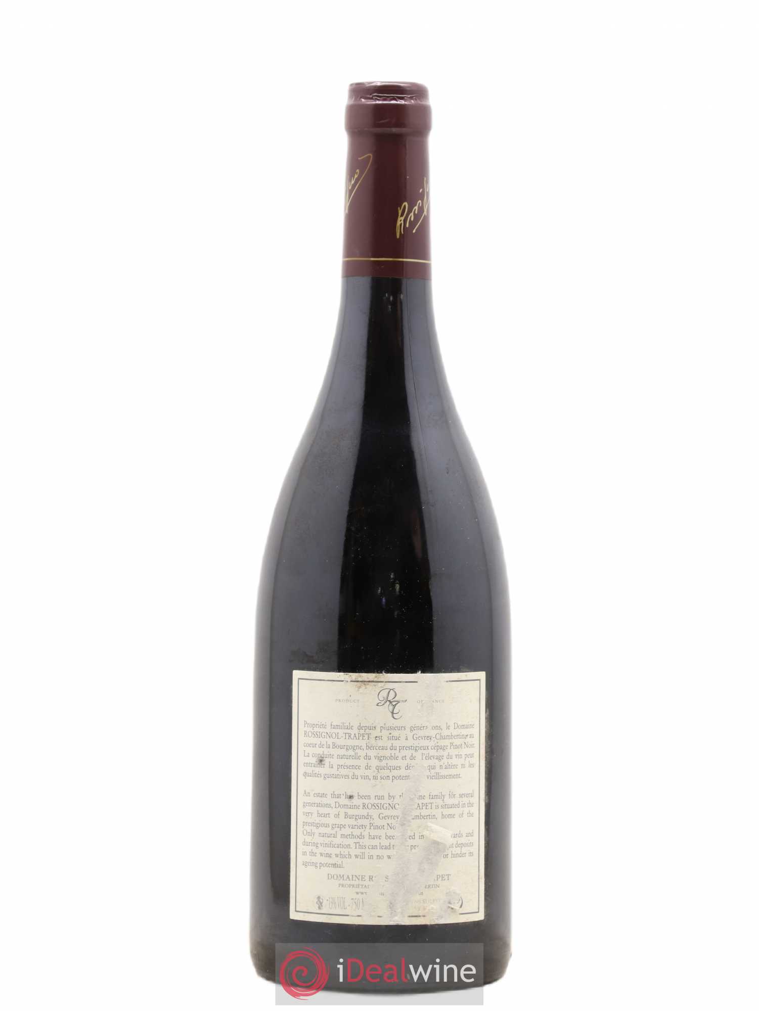 Chapelle-Chambertin Grand Cru Rossignol-Trapet (Domaine) 2005 - Lot de 1 bouteille - 1