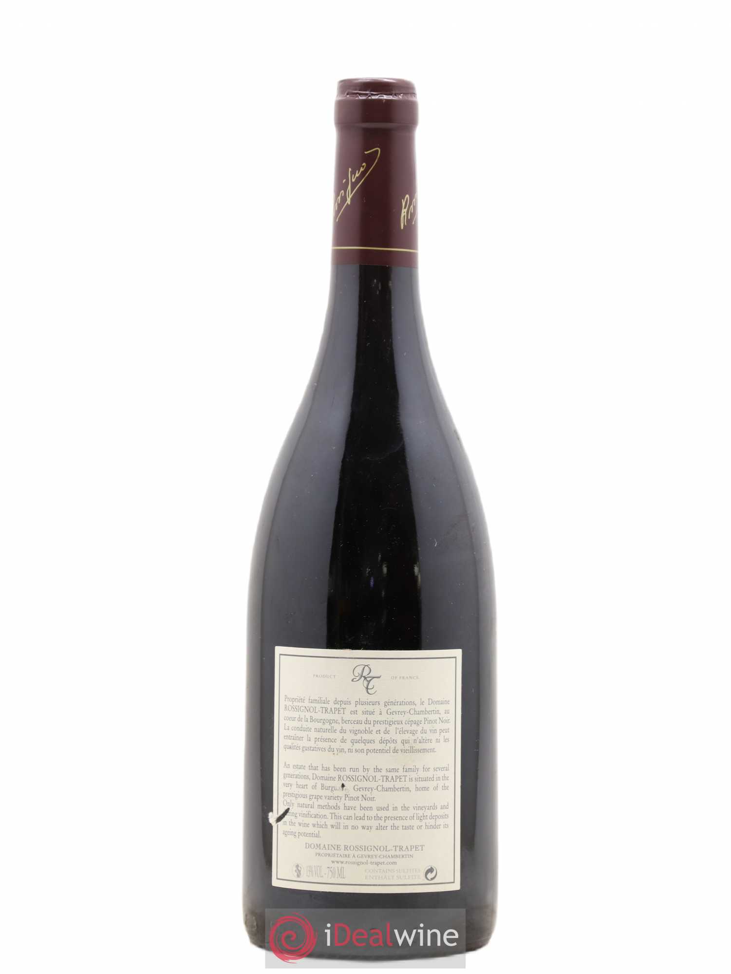 Gevrey-Chambertin 1er Cru Petite Chapelle Rossignol-Trapet (Domaine) 2005 - Lot de 1 bouteille - 1