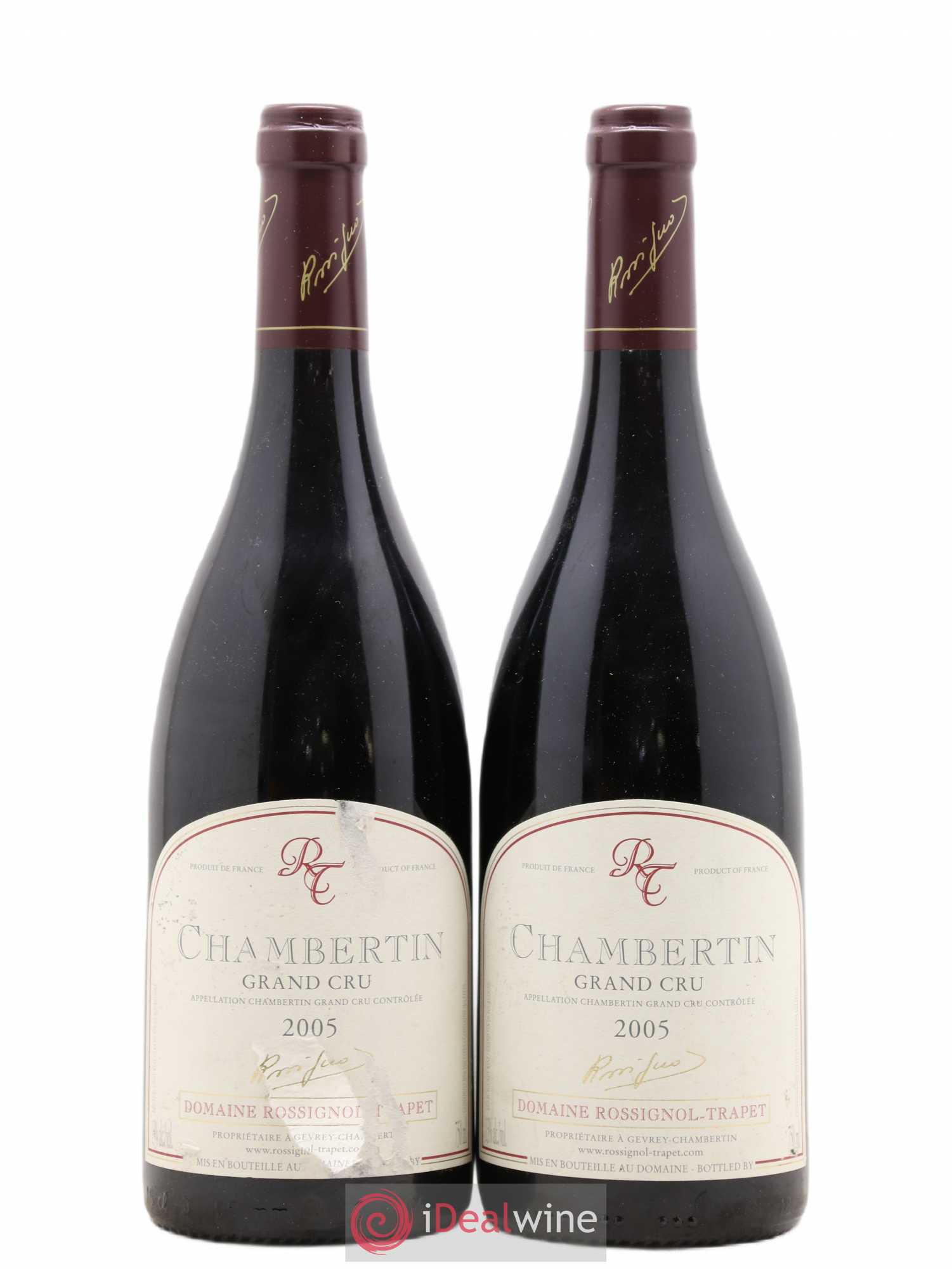 Chambertin Grand Cru Rossignol-Trapet (Domaine) 2005 - Lot de 2 bouteilles - 0