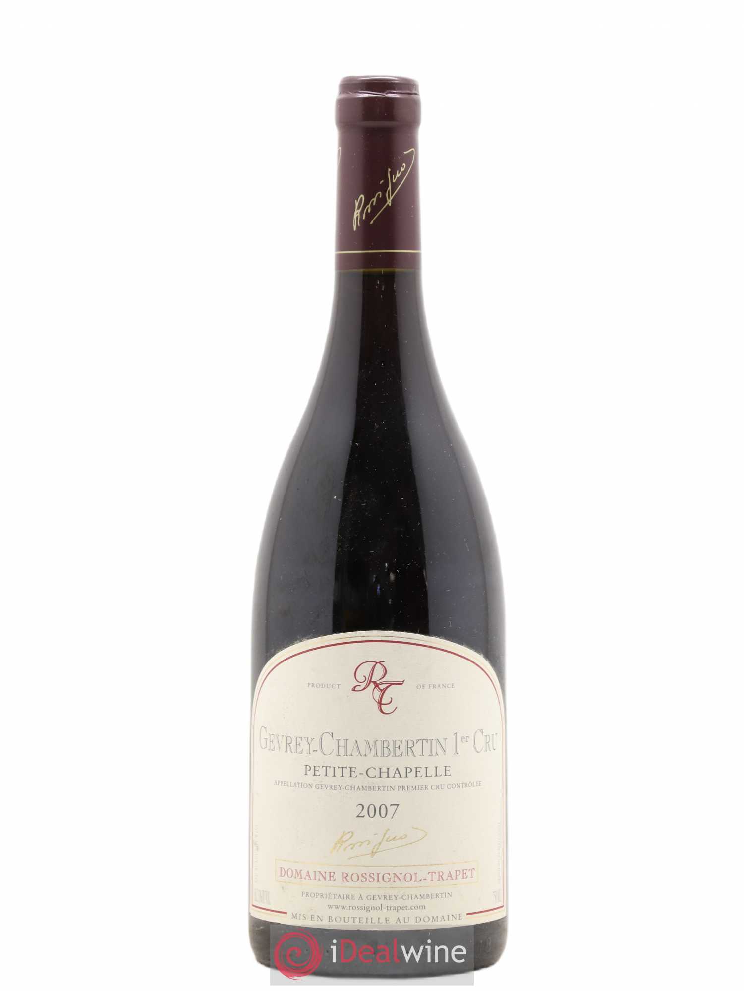 Gevrey-Chambertin 1er Cru Petite Chapelle Rossignol-Trapet (Domaine) 2007 - Lot de 1 bouteille - 0