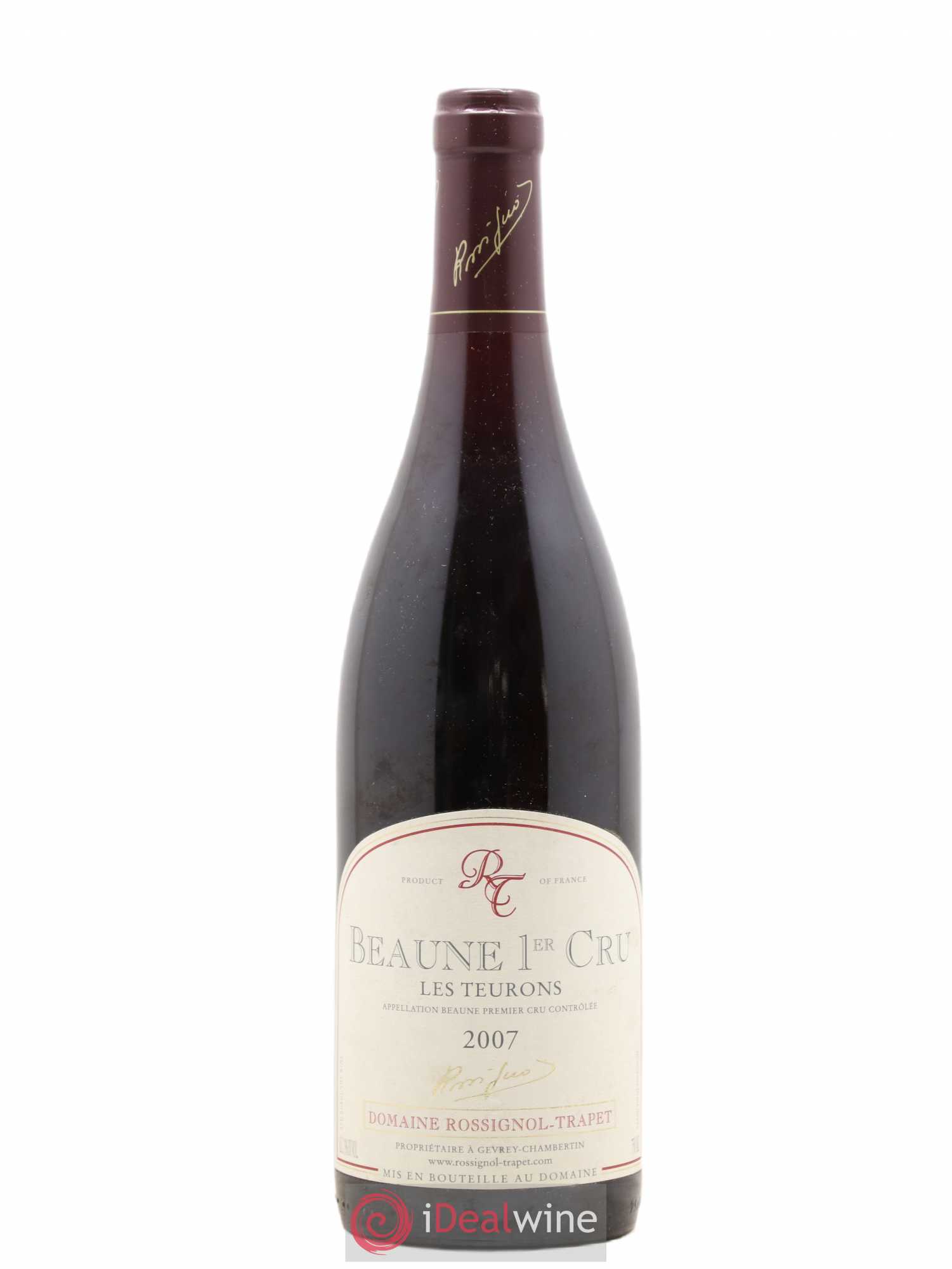 Beaune 1er Cru Les Teurons Rossignol-Trapet (Domaine) 2007 - Lot de 1 bouteille - 0