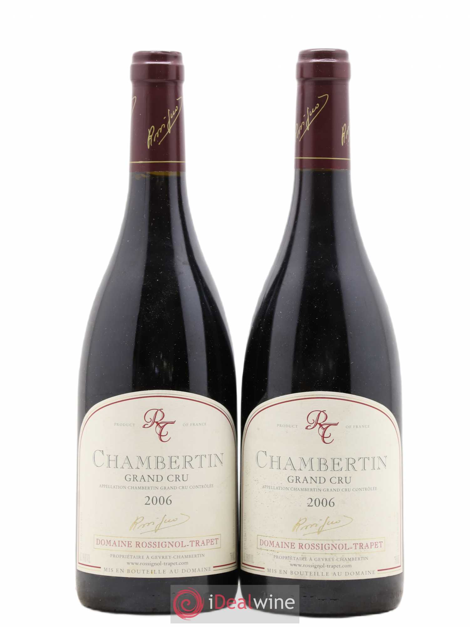 Chambertin Grand Cru Rossignol-Trapet (Domaine) 2006 - Lot de 2 bouteilles - 0