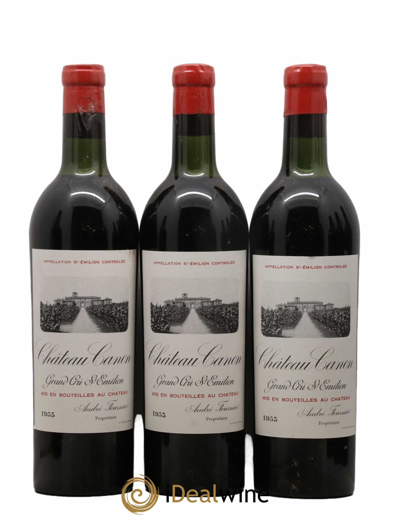 Château Canon 1er Grand Cru Classé B 1953 - Lot of 12 bottles - 2