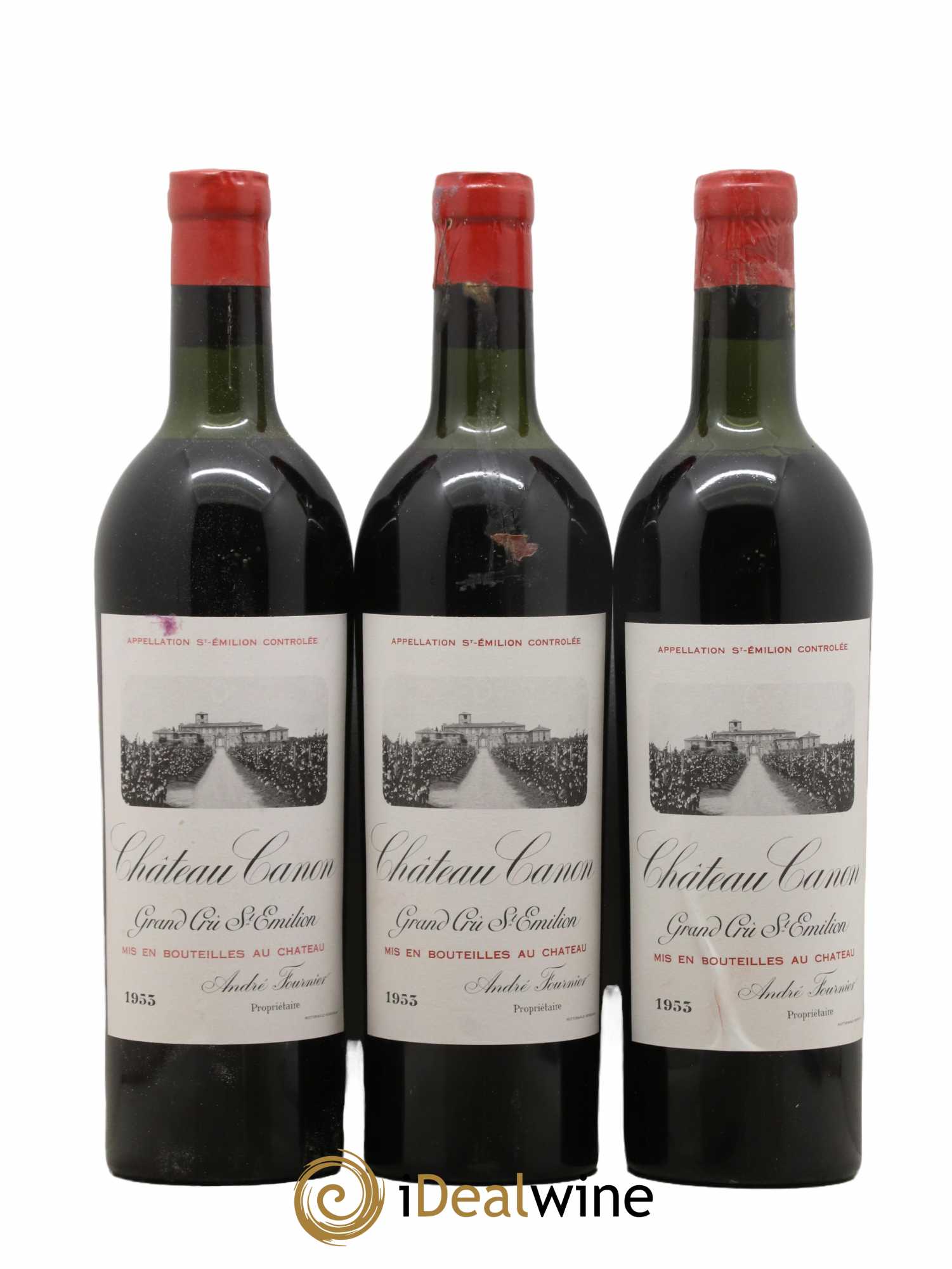 Château Canon 1er Grand Cru Classé B 1953 - Lot of 12 bottles - 4
