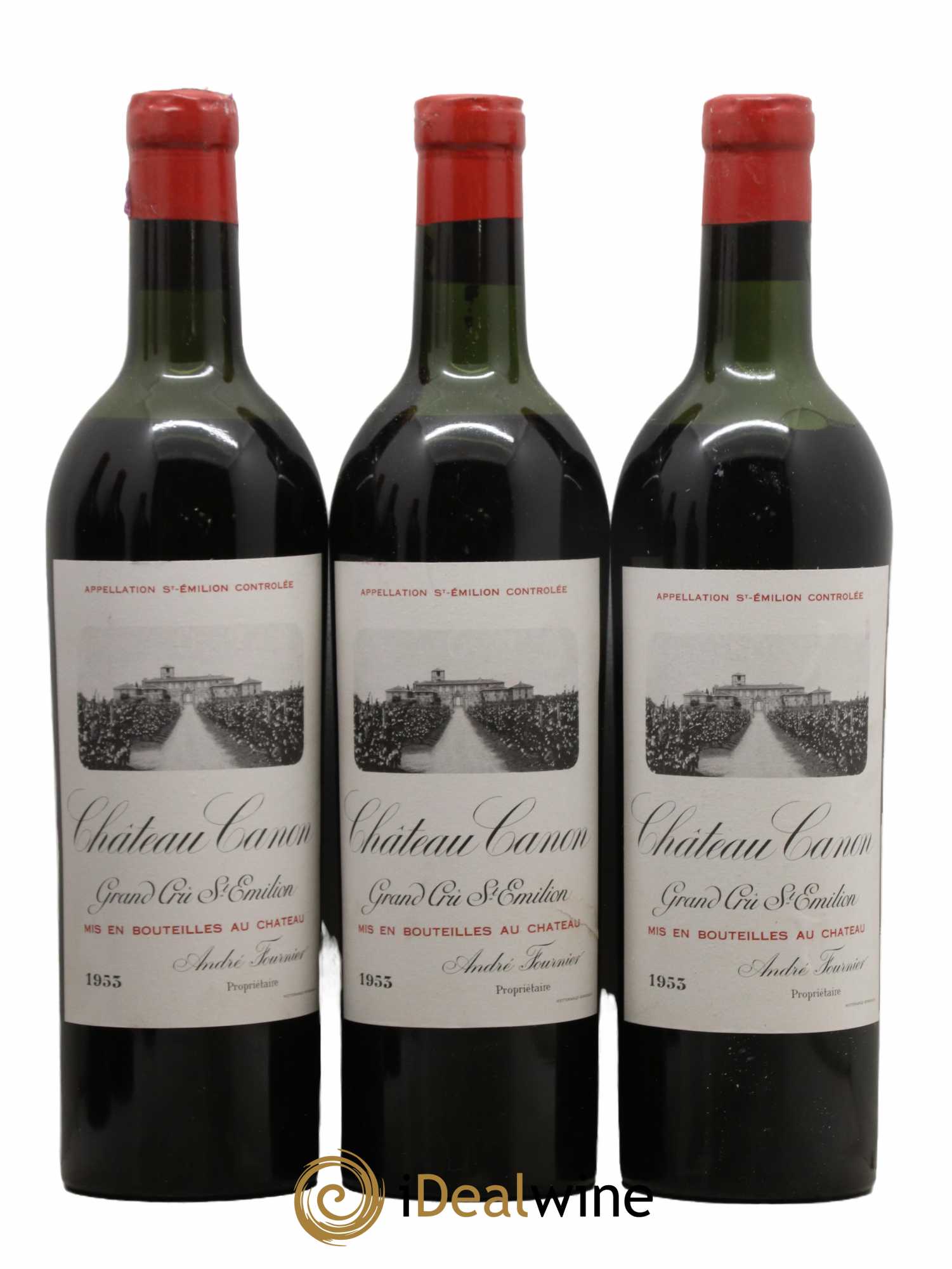Château Canon 1er Grand Cru Classé B 1953 - Lot de 6 bouteilles - 1