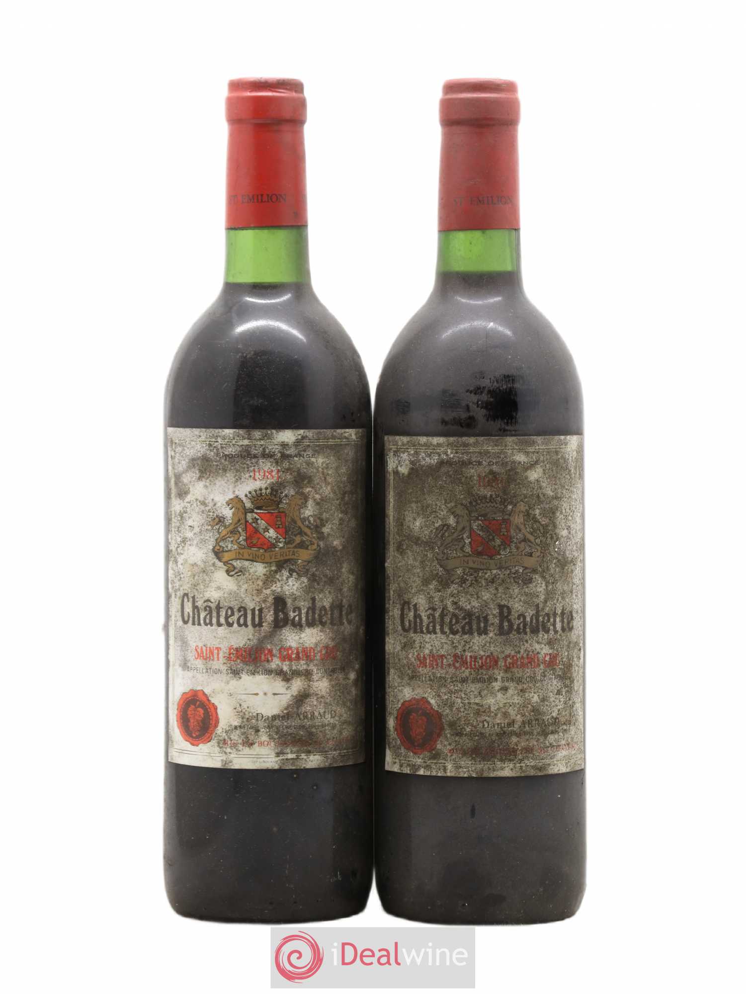 Saint-Émilion Grand Cru Château Badette 1981 - Posten von 2 Flaschen - 0