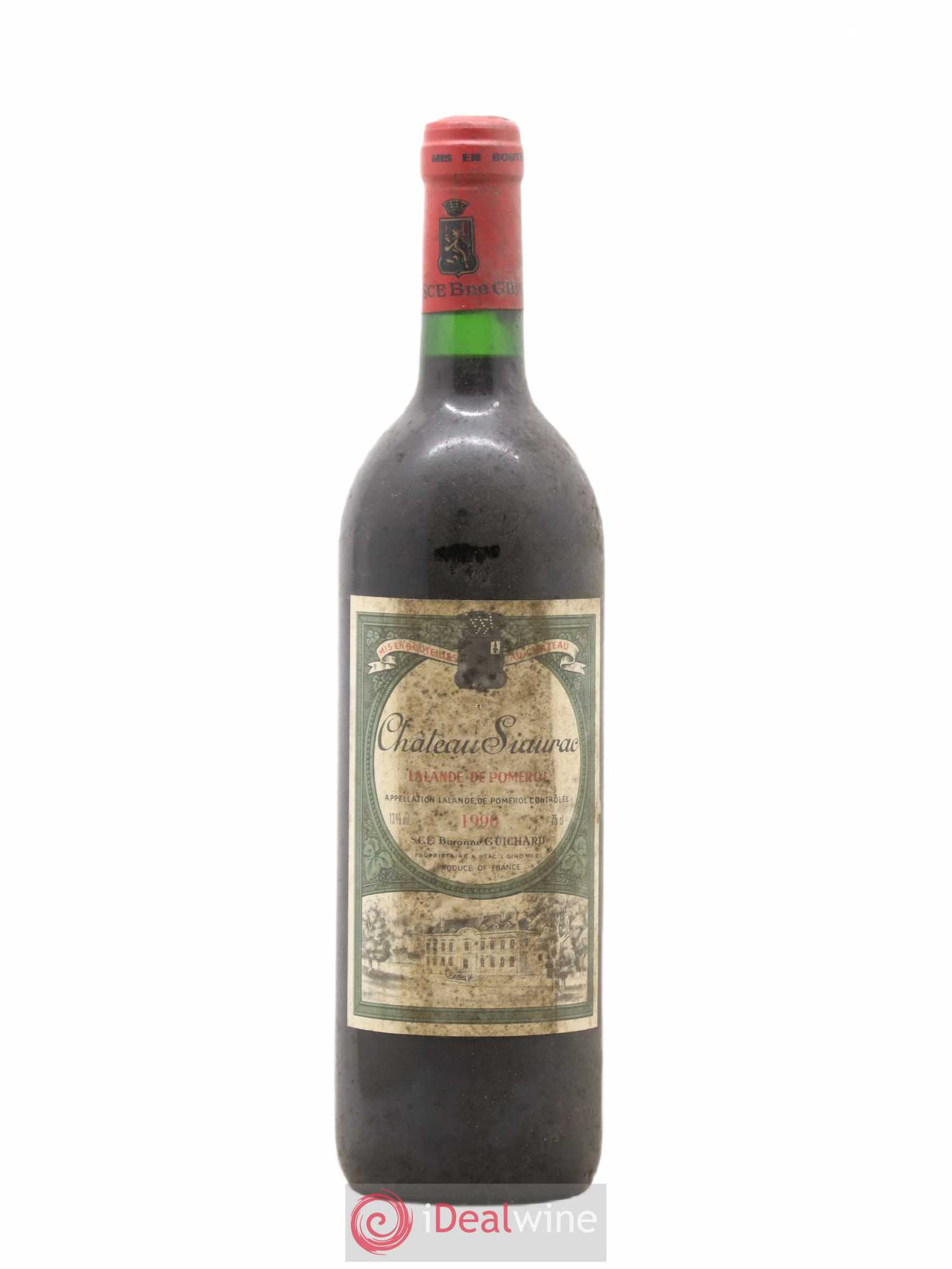Château Siaurac 1990 - Lot de 1 bouteille - 0