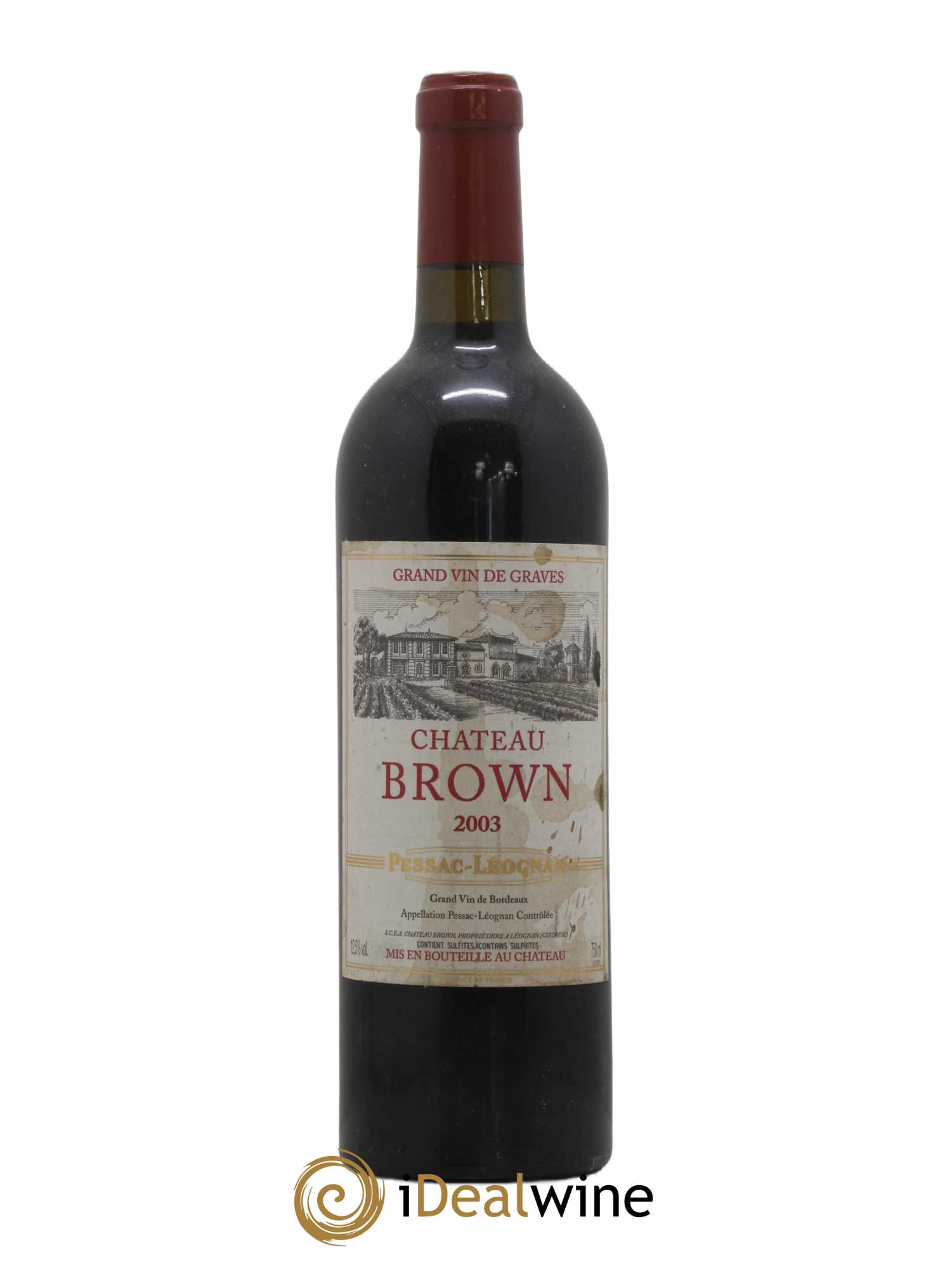 Château Brown 2003 - Lot de 1 bouteille - 0
