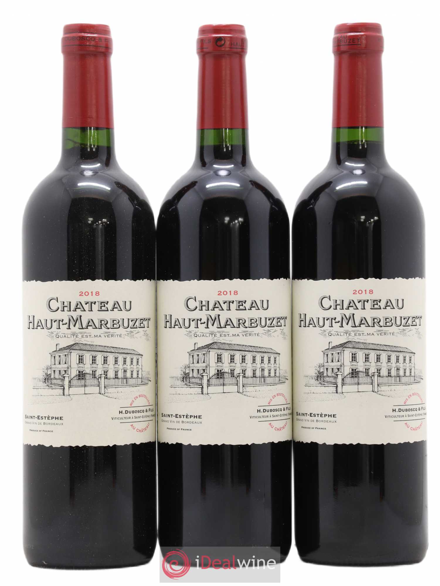 Château Haut Marbuzet 2018 - Lot de 6 bouteilles - 1