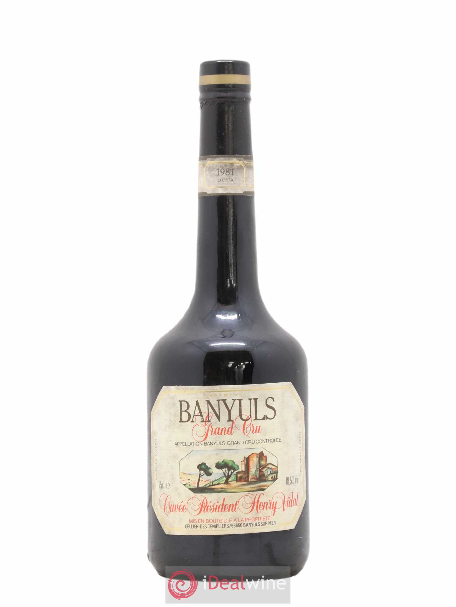 Banyuls Cuvée Président Henry Vidal Grand Cru 1981 - Posten von 1 Flasche - 0