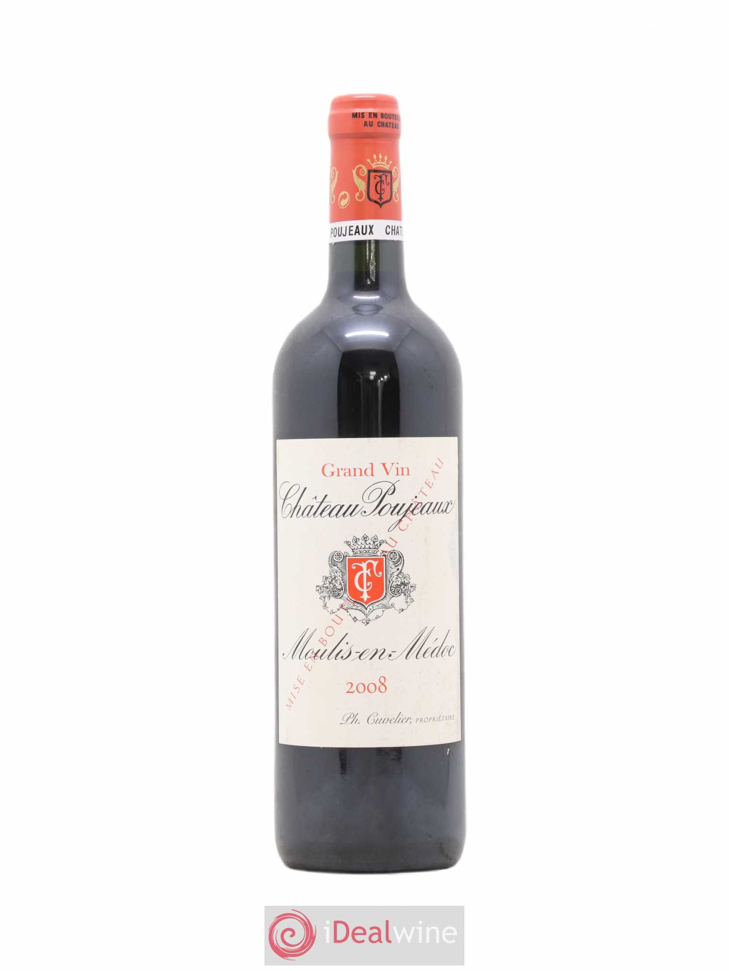 Château Poujeaux 2008 - Lot de 1 bouteille - 0