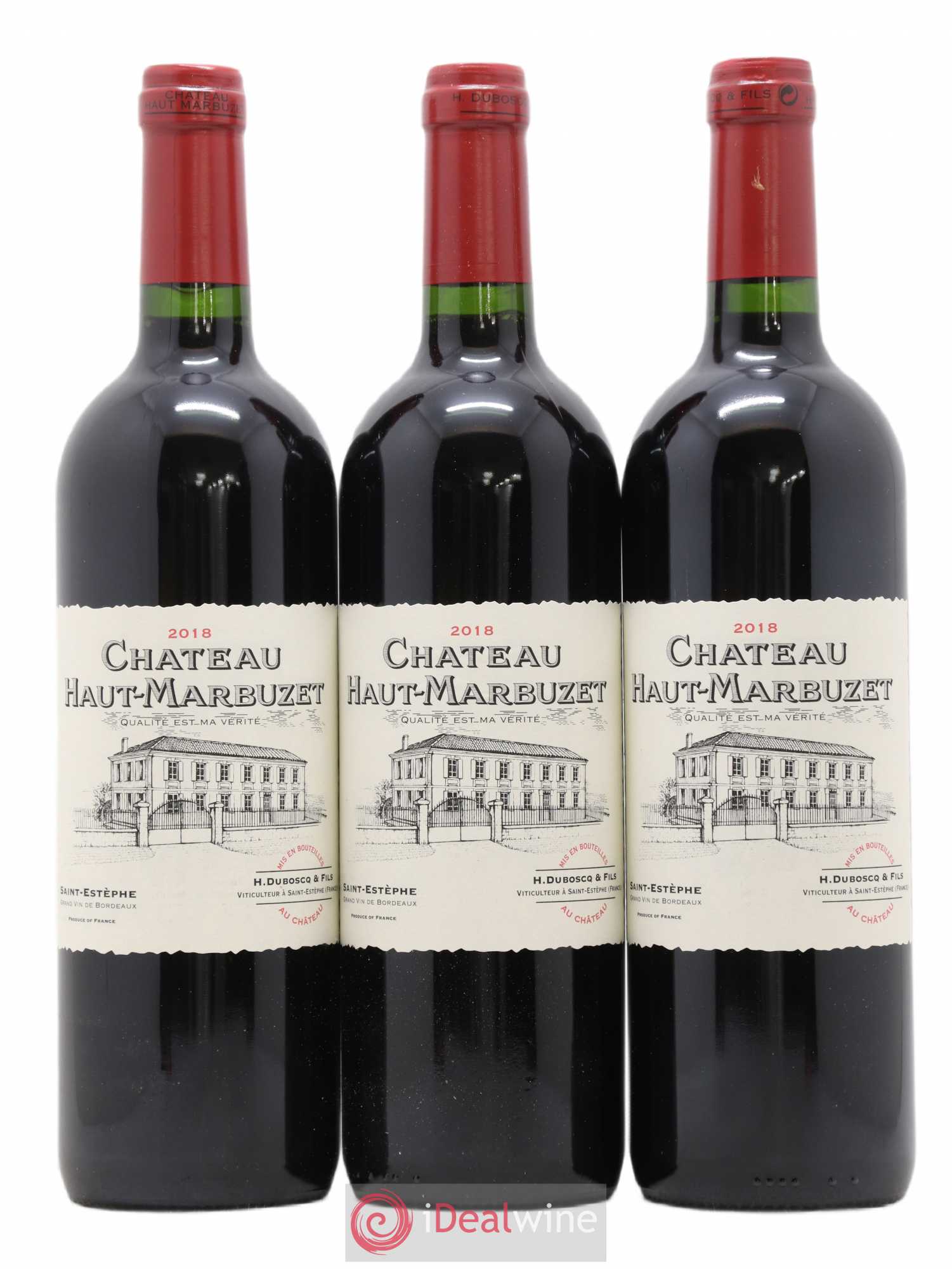 Château Haut Marbuzet 2018 - Lot de 6 bouteilles - 1