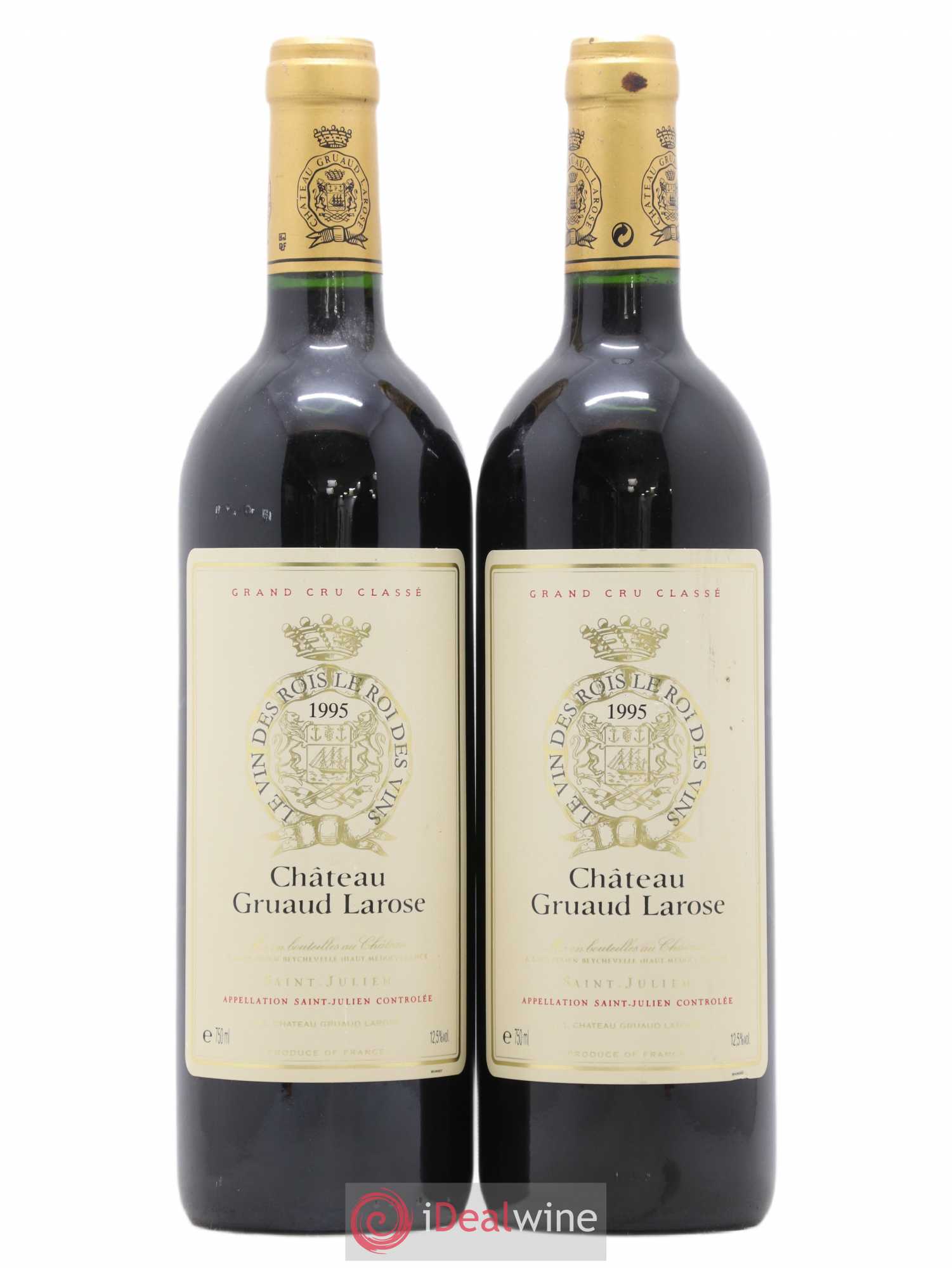 Château Gruaud Larose 2ème Grand Cru Classé 1995 - Lot de 2 bouteilles - 0