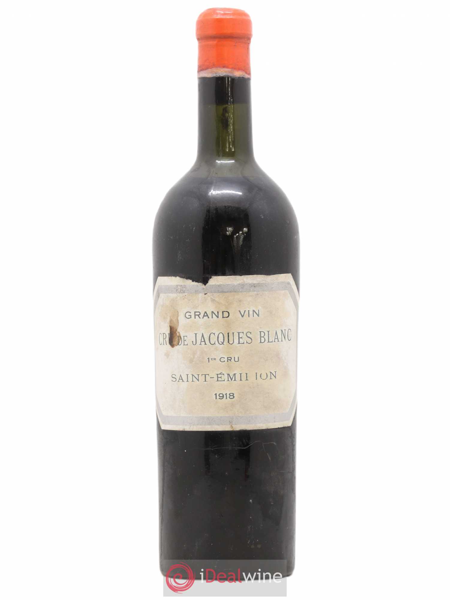 Château Jacques Blanc (sans prix de réserve) 1918 - Lot de 1 bouteille - 0
