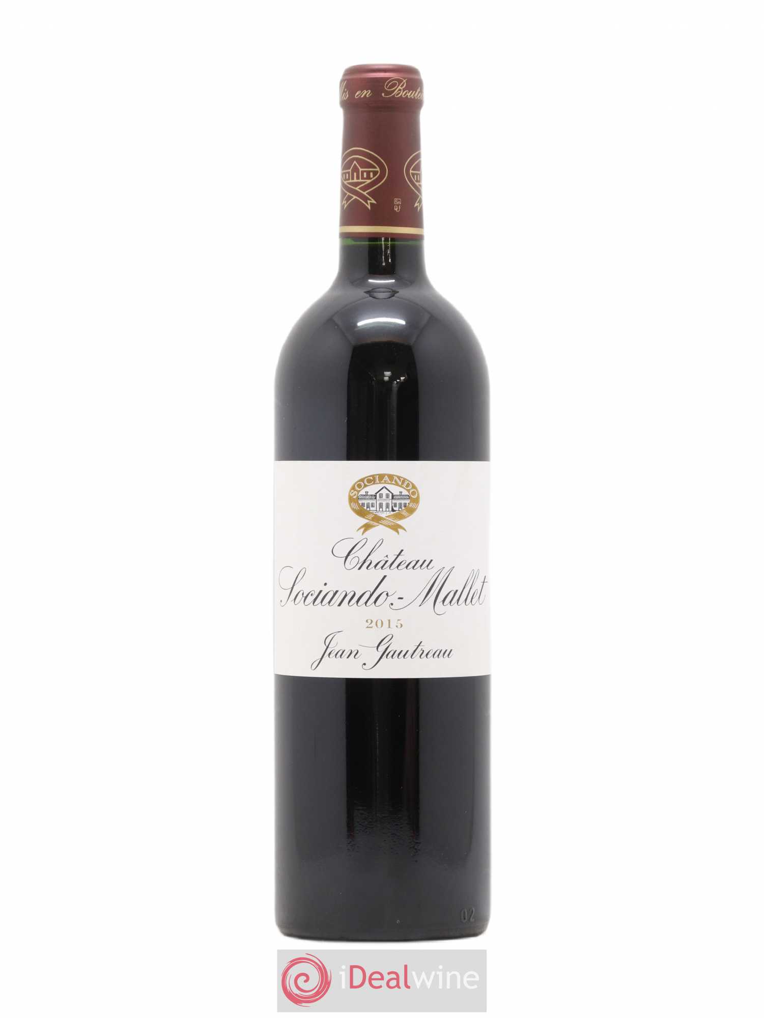 Château Sociando Mallet 2015 - Lot de 1 bouteille - 0