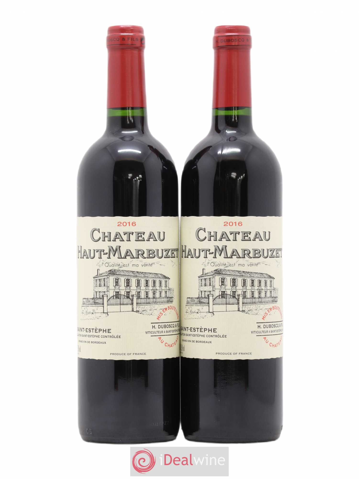 Château Haut Marbuzet 2016 - Lot de 2 bouteilles - 0