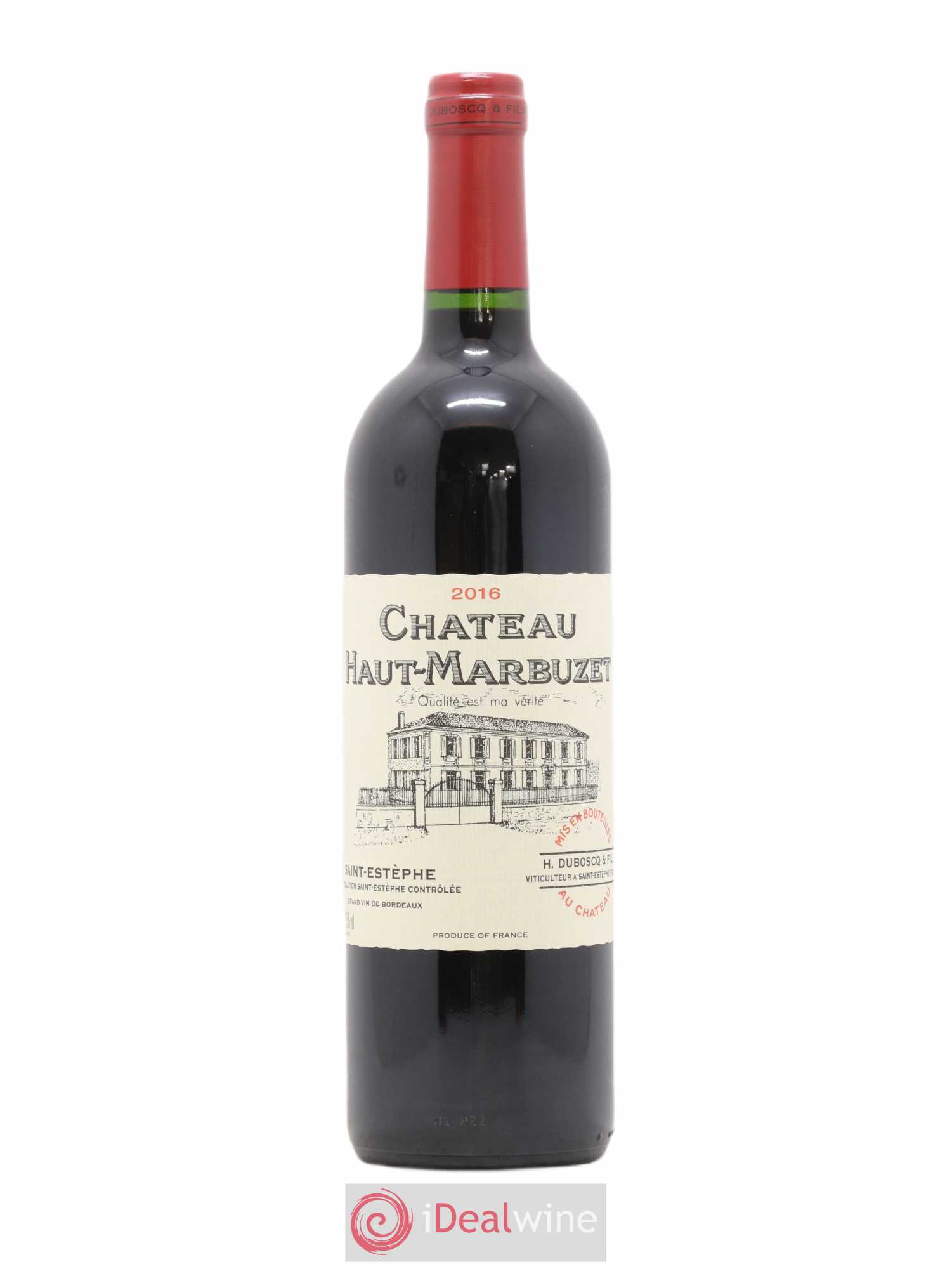Château Haut Marbuzet 2016 - Lot de 1 bouteille - 0