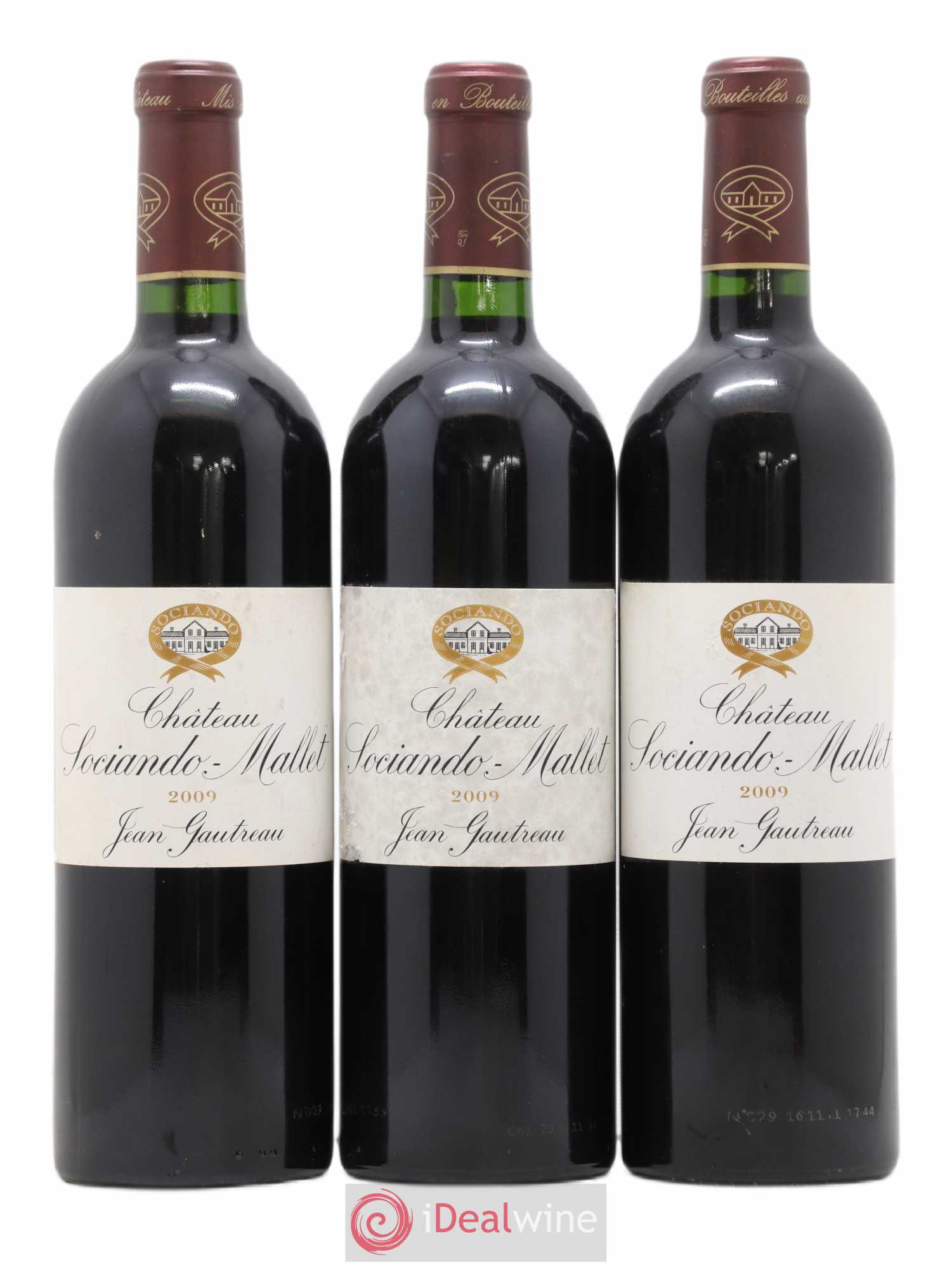 Château Sociando Mallet 2009 - Lot de 6 bouteilles - 1
