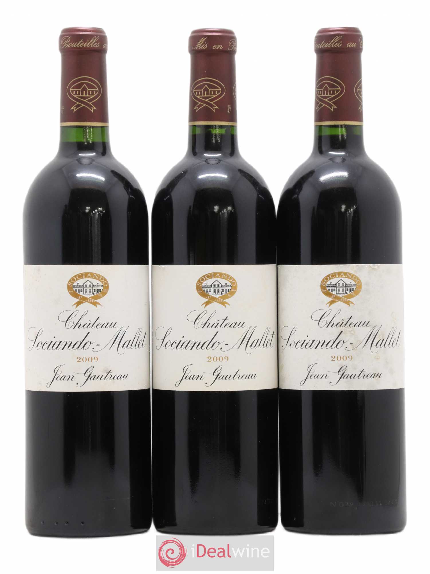 Château Sociando Mallet 2009 - Lot de 6 bouteilles - 2