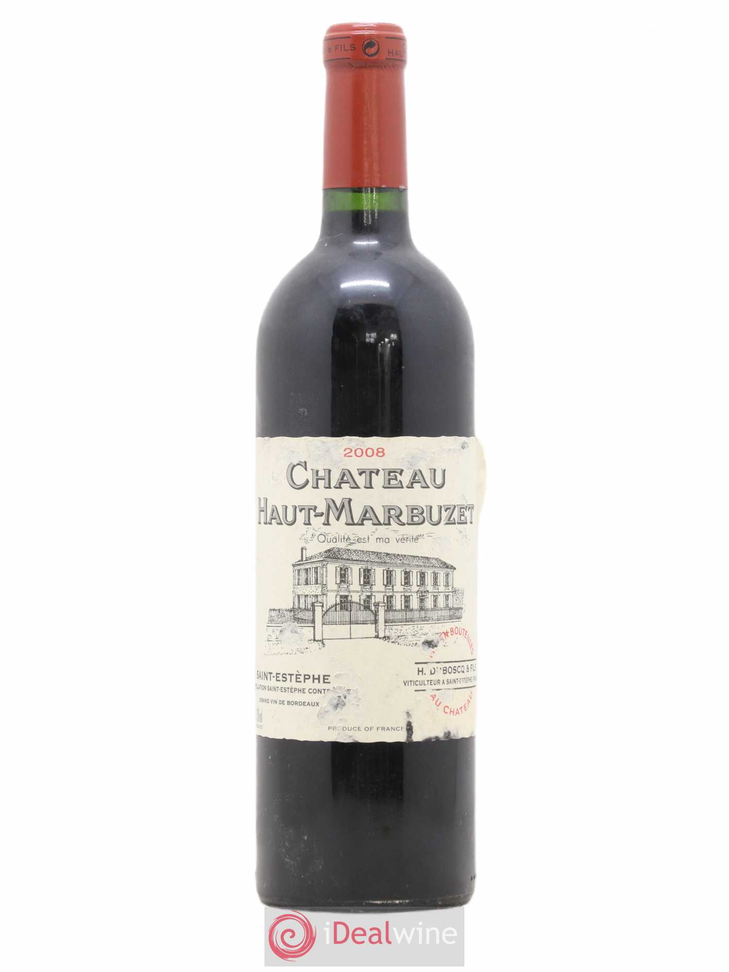 Château Haut Marbuzet 2008 - Lot de 1 bouteille - 0