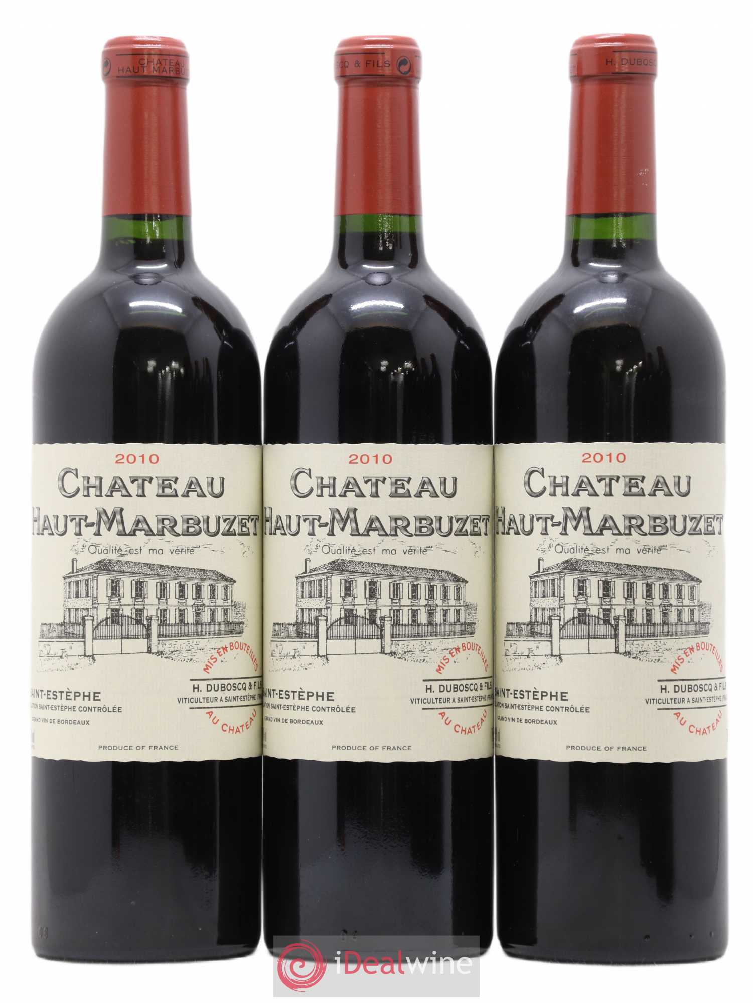 Château Haut Marbuzet 2010 - Lot de 6 bouteilles - 2