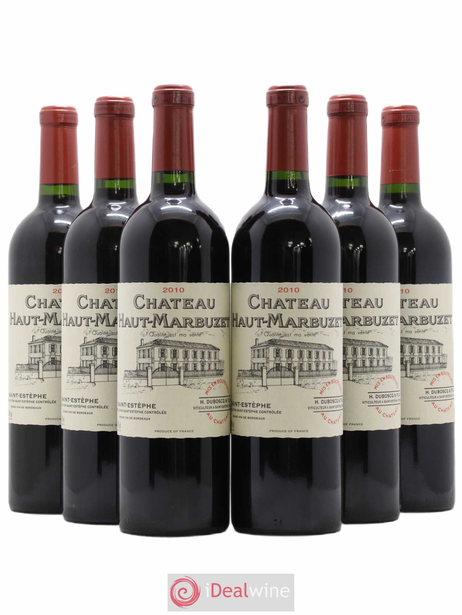Château Haut Marbuzet 2010 - Lot de 6 bouteilles - 0