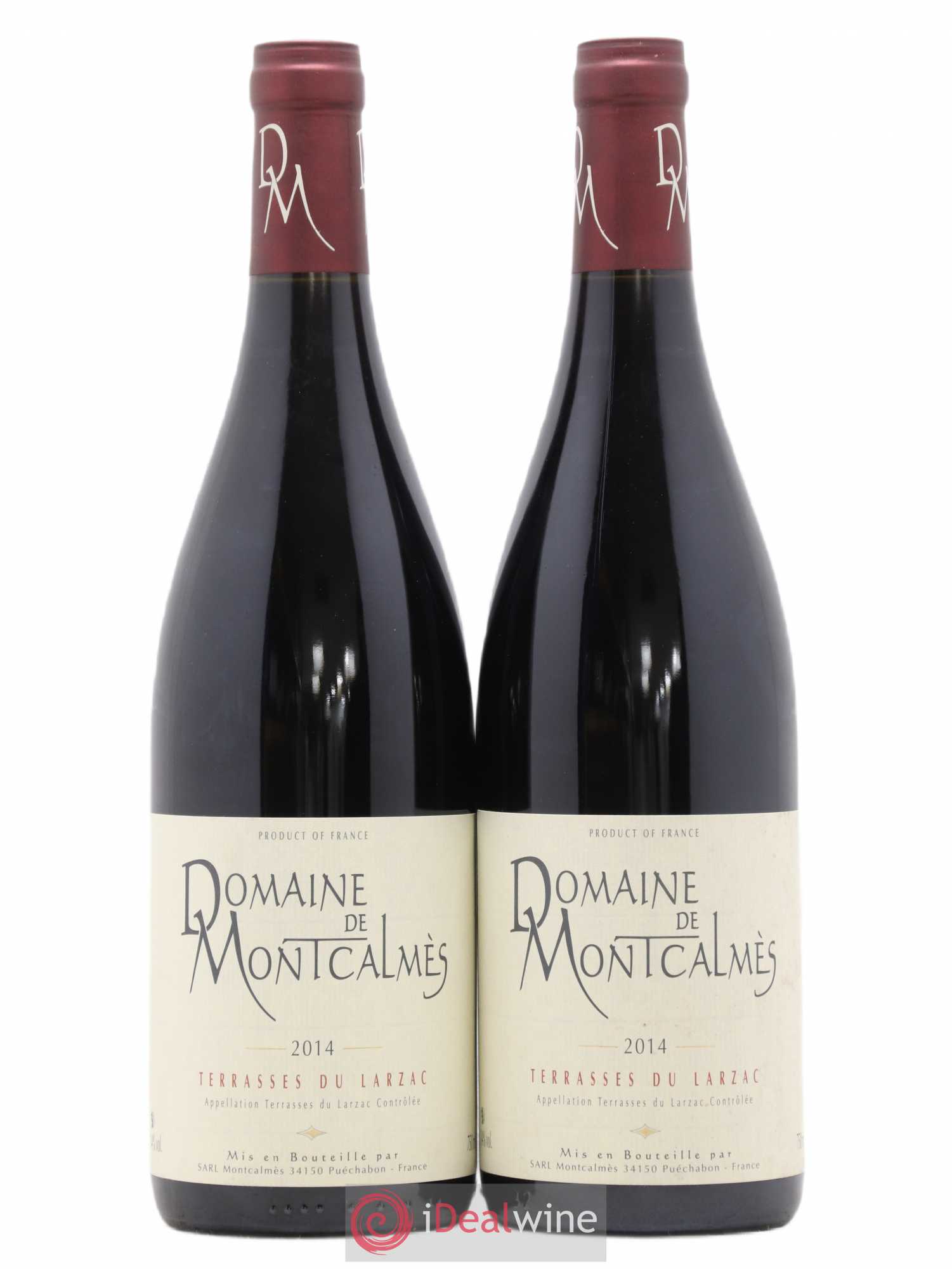 Terrasses du Larzac Domaine de Montcalmès Frédéric Pourtalié 2014 - Lot de 2 bouteilles - 0