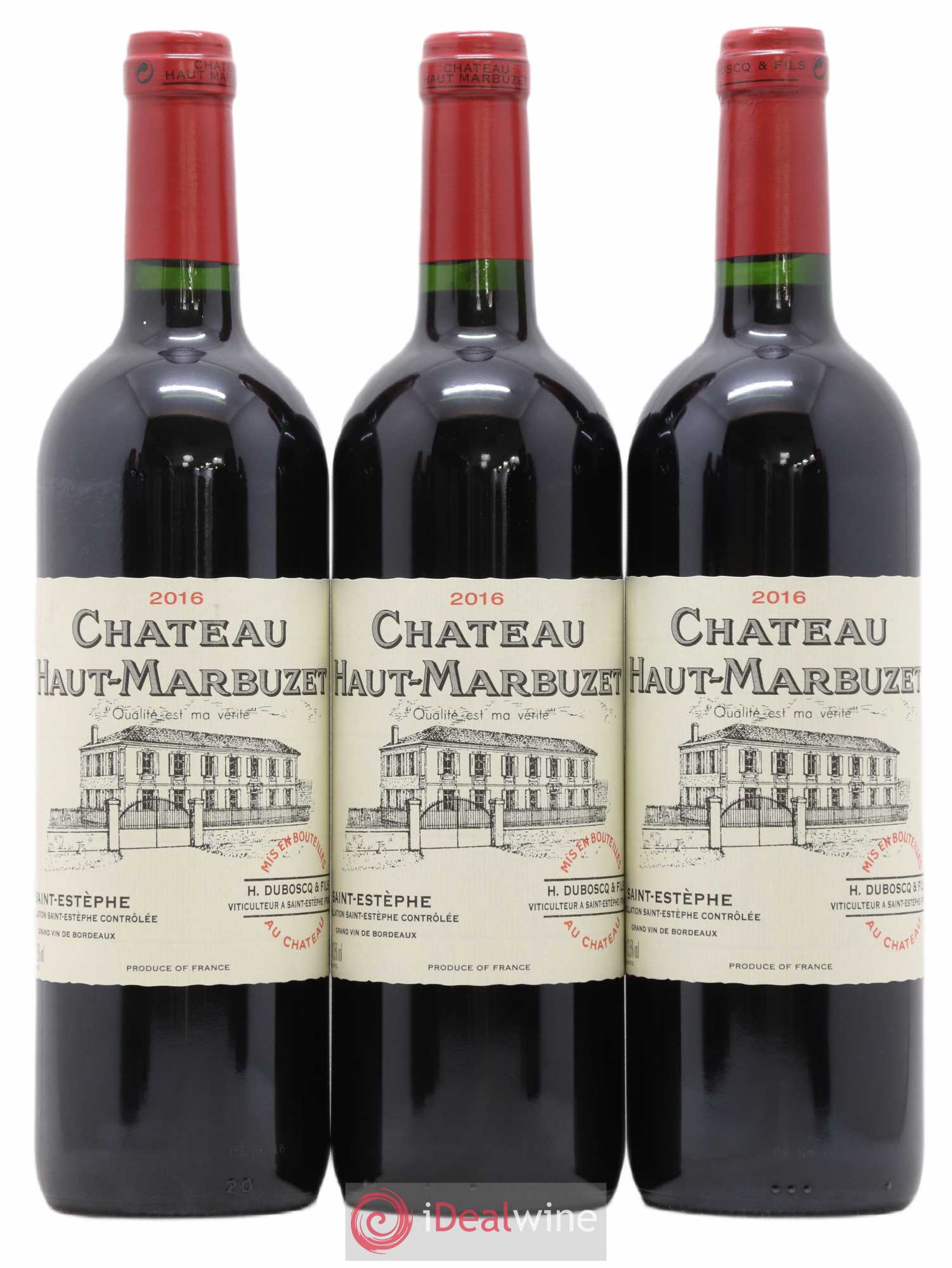 Château Haut Marbuzet 2016 - Lot de 6 bouteilles - 1