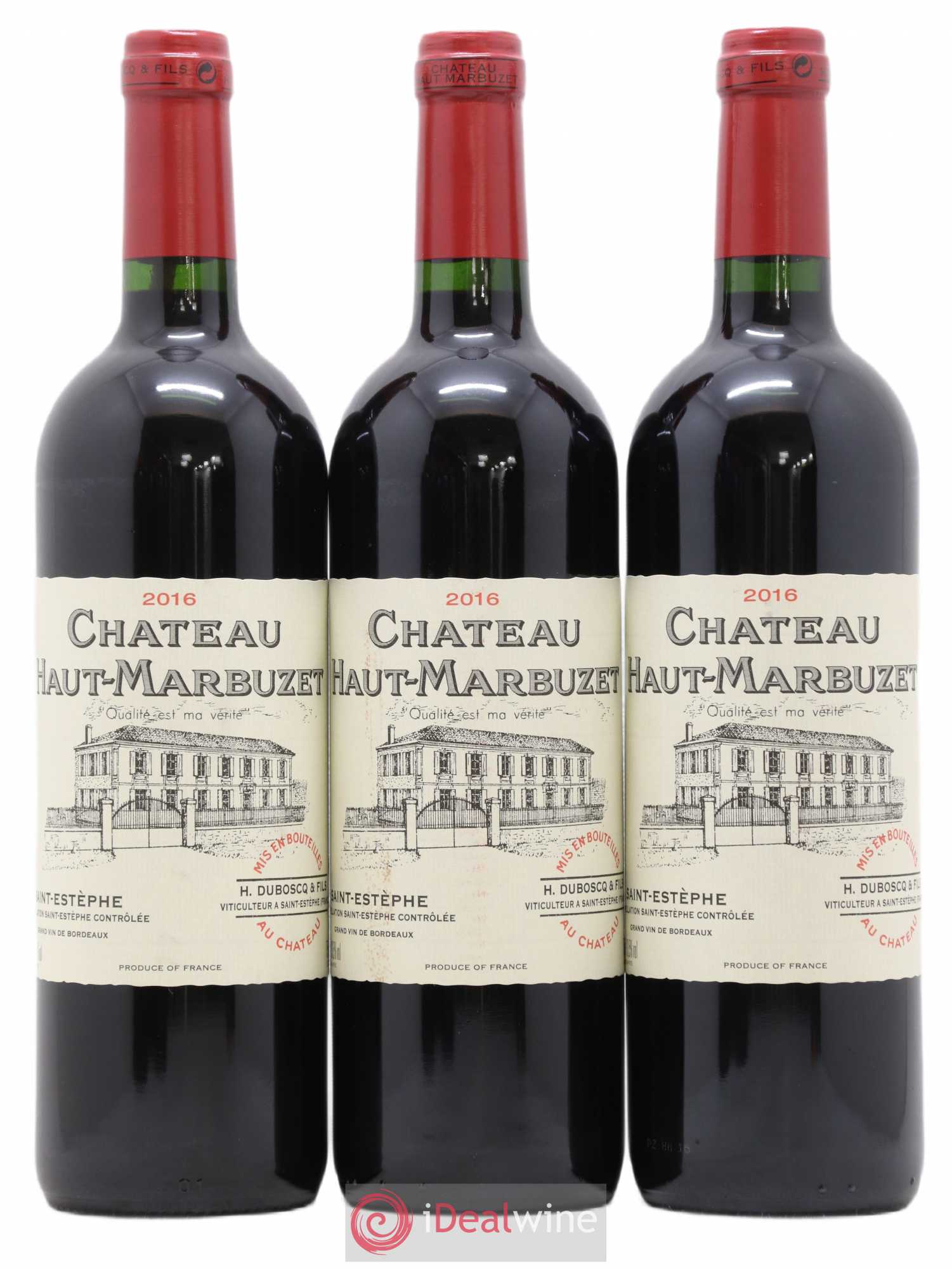 Château Haut Marbuzet 2016 - Lot de 6 bouteilles - 2