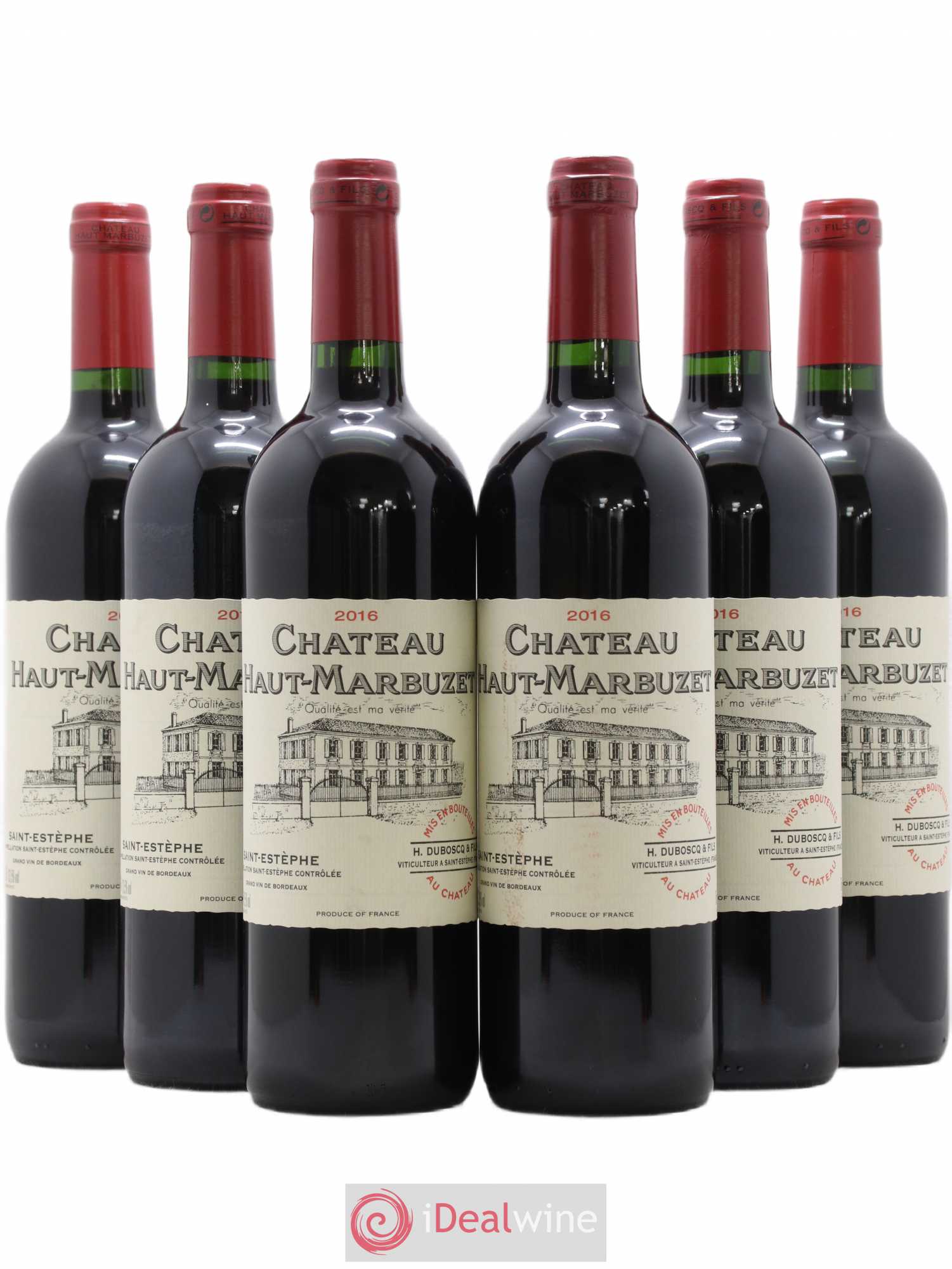 Château Haut Marbuzet 2016 - Lot de 6 bouteilles - 0