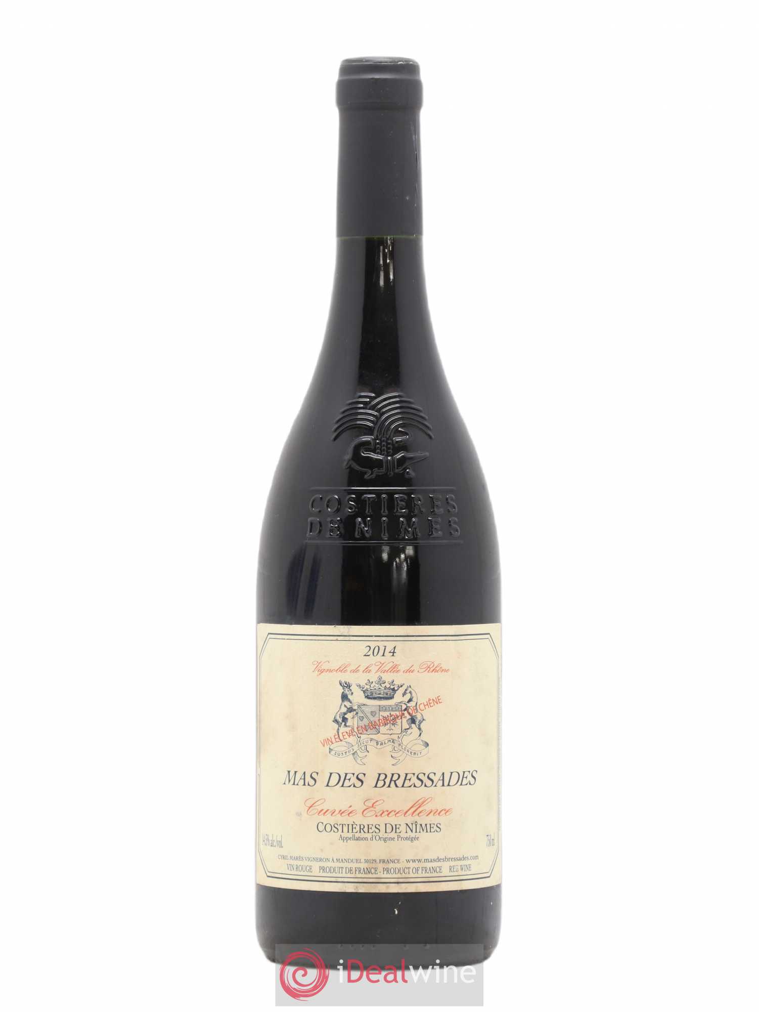 Costières de Nîmes Cuvée Excellence Mas des Bressades 2014 - Posten von 1 Flasche - 0