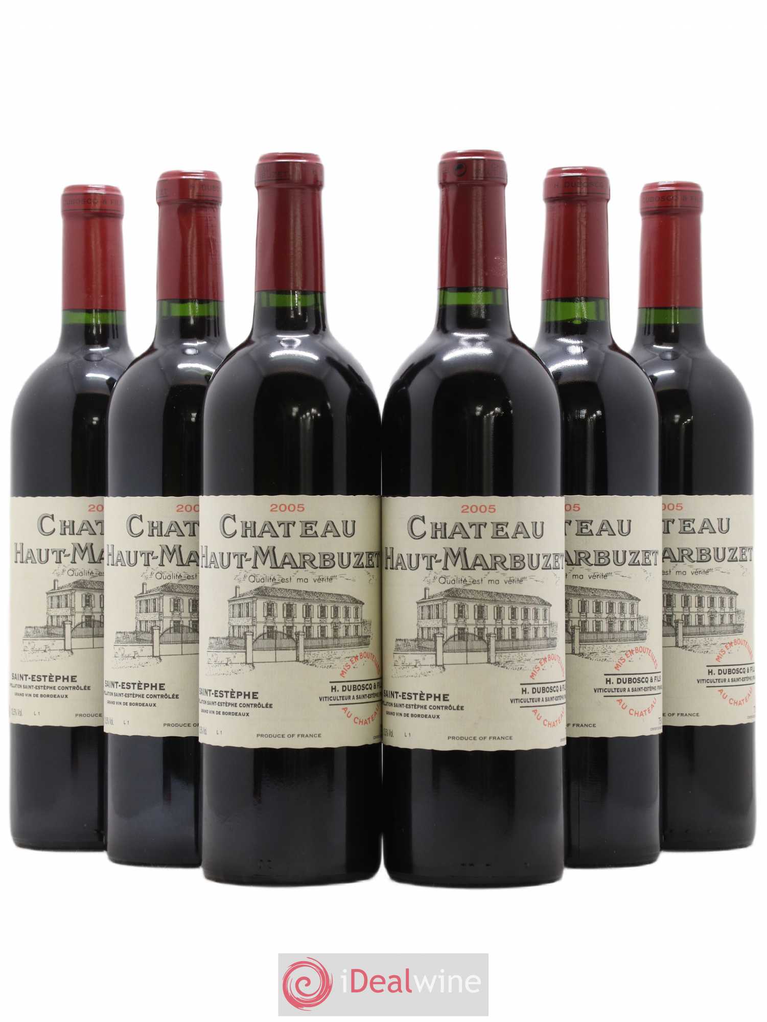 Château Haut Marbuzet 2005 - Lot de 6 bouteilles - 0