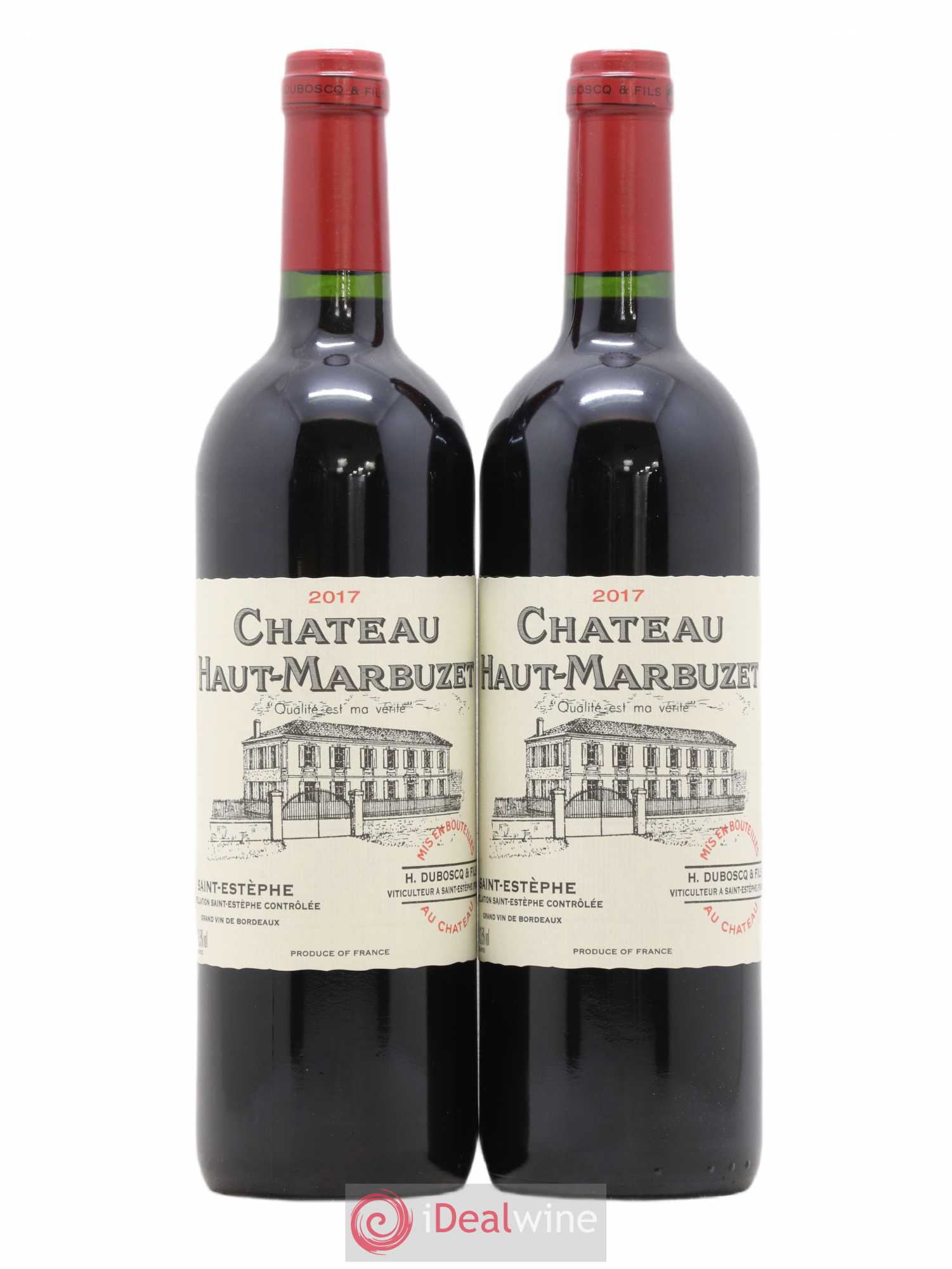 Château Haut Marbuzet 2017 - Lot de 2 bouteilles - 0