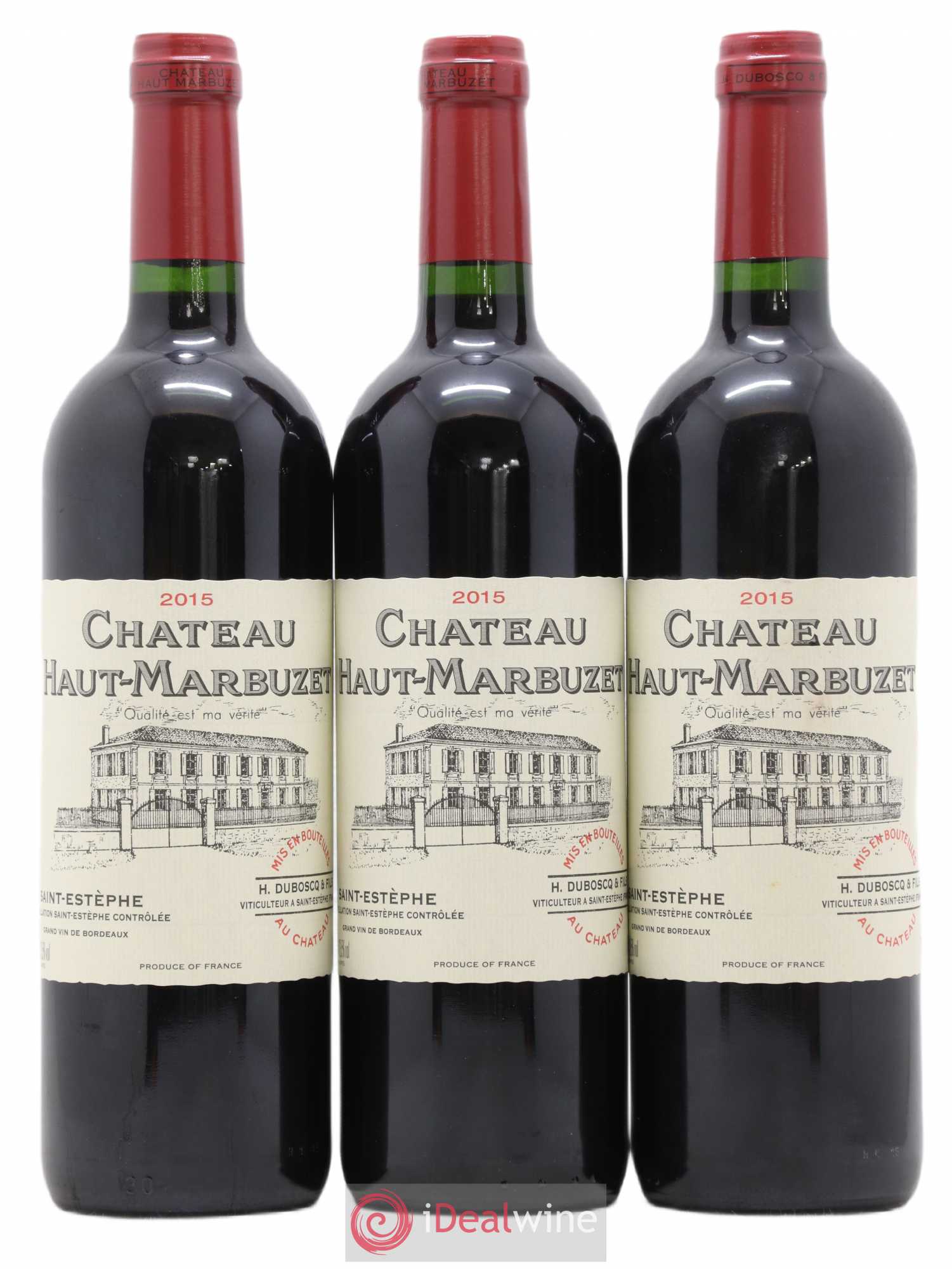 Château Haut Marbuzet 2015 - Lot de 6 bouteilles - 1