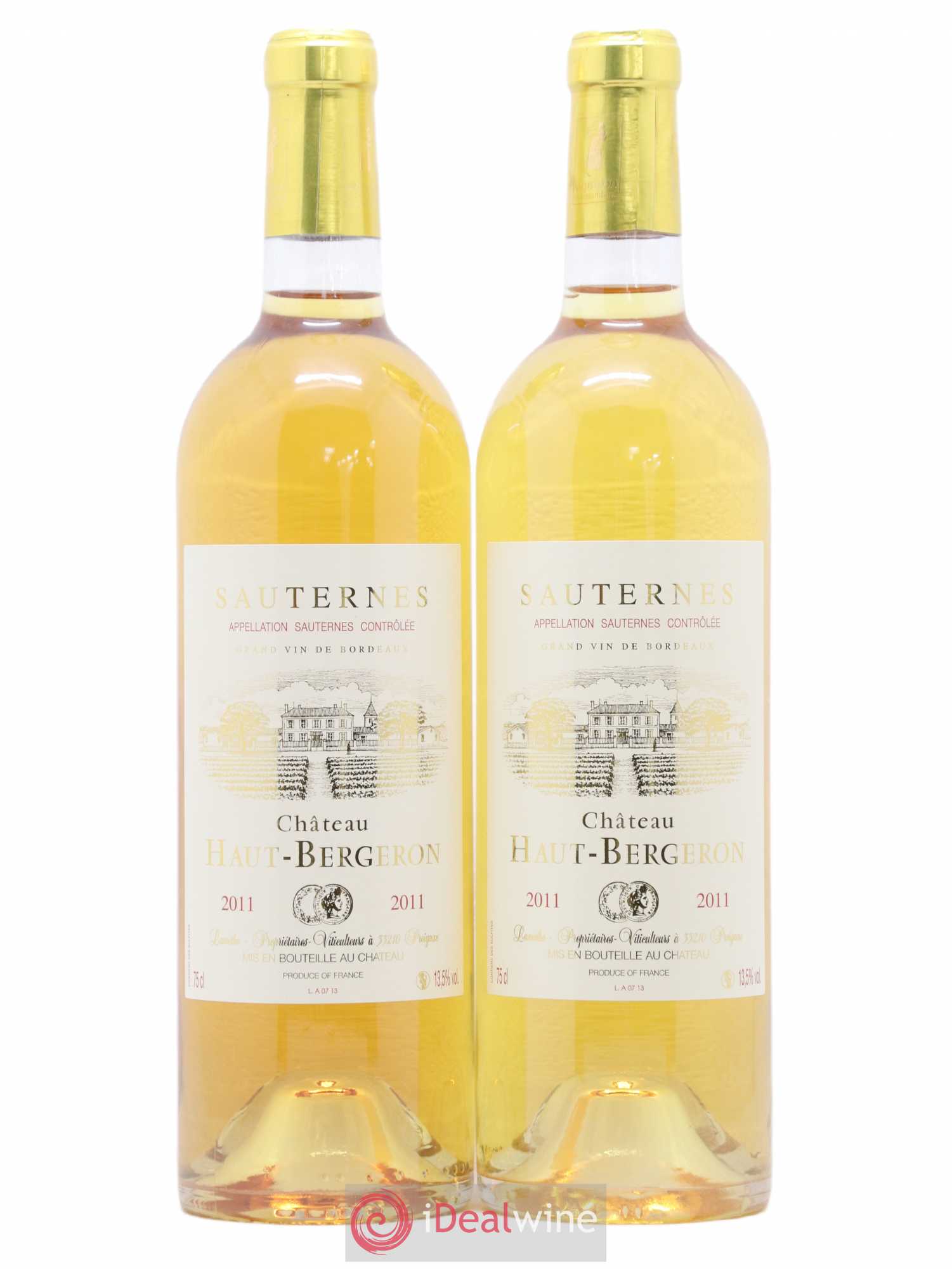 Château Haut-Bergeron 2011 - Lotto di 2 bottiglie - 0