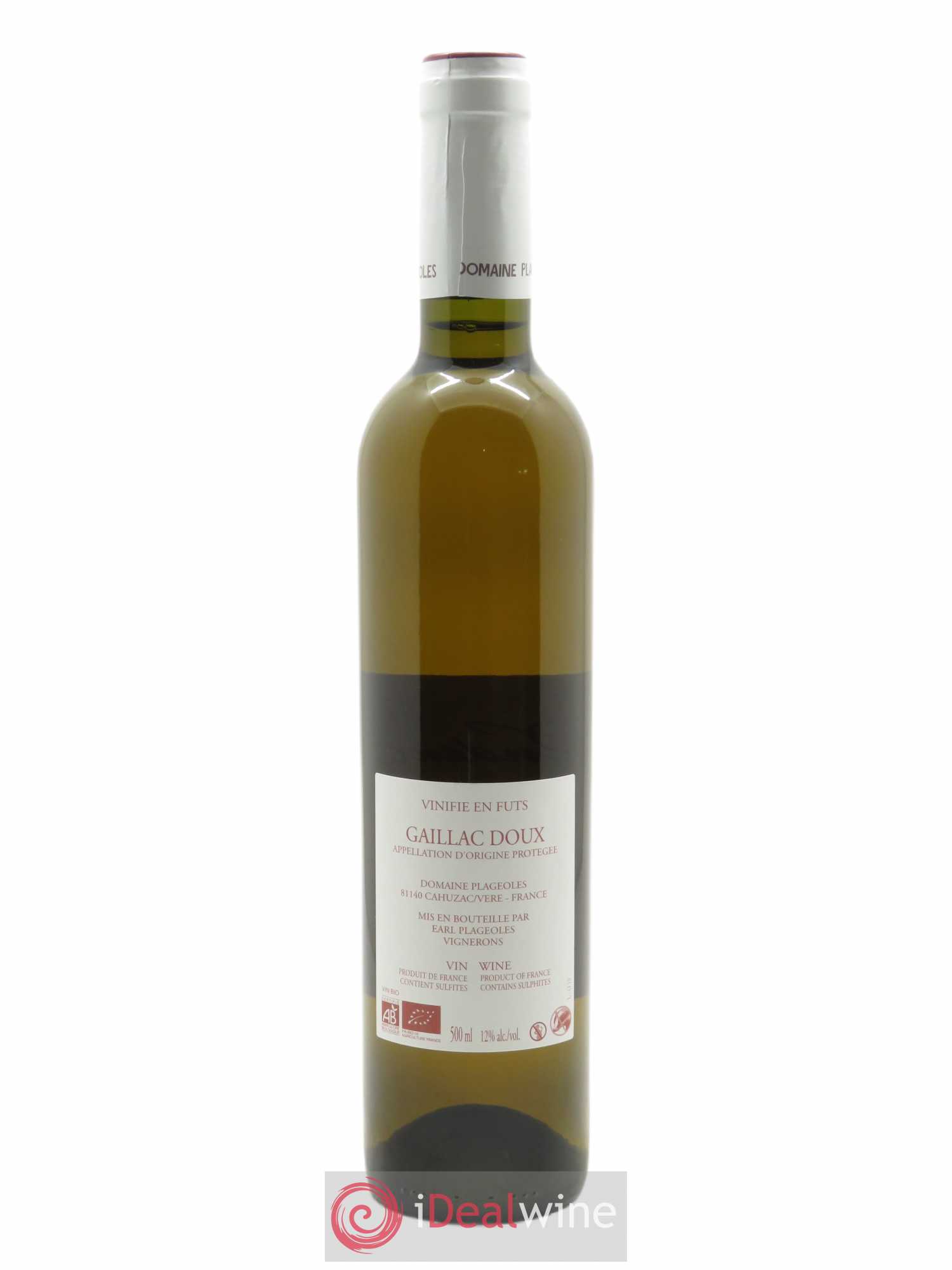 Gaillac Ondenc Plageoles (50cl) 2019 - Lot of 1 bottle - 1