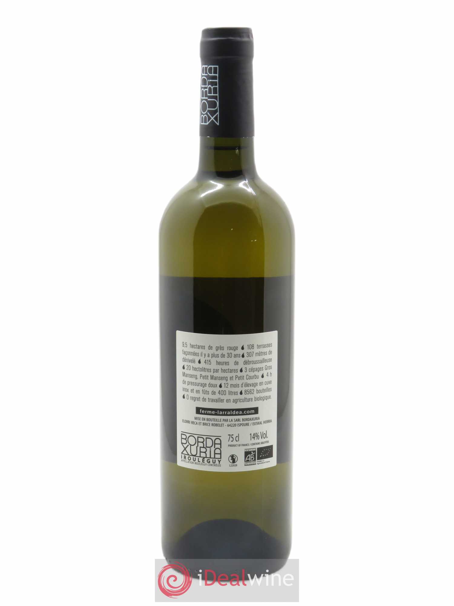 Irouléguy Domaine Bordaxuria 2020 - Lot de 1 bouteille - 1